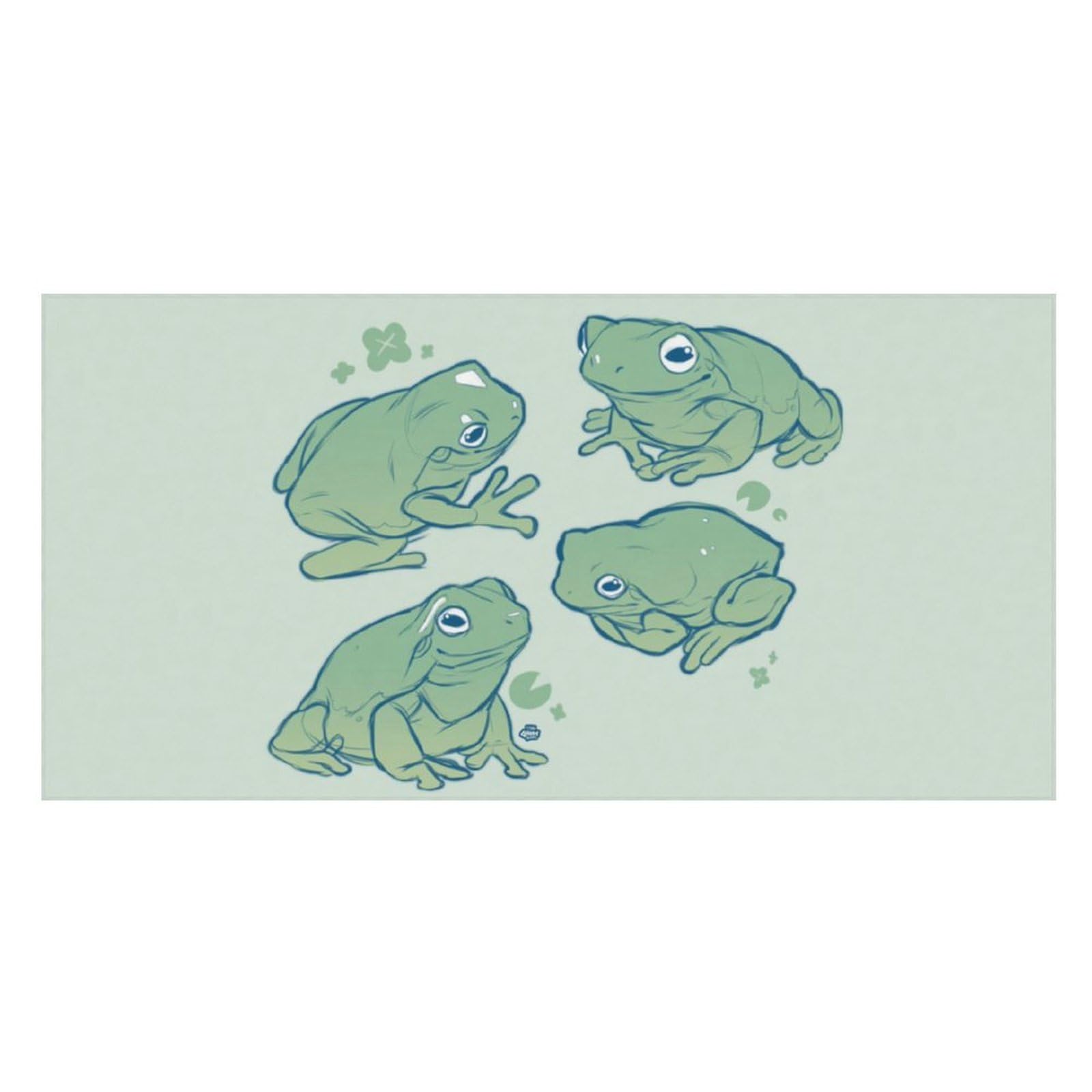 LWORZIIB Beach Towel, Cute Frog Bath Towel, Pool Towel Great for Gym Swimming 80 X 160cm