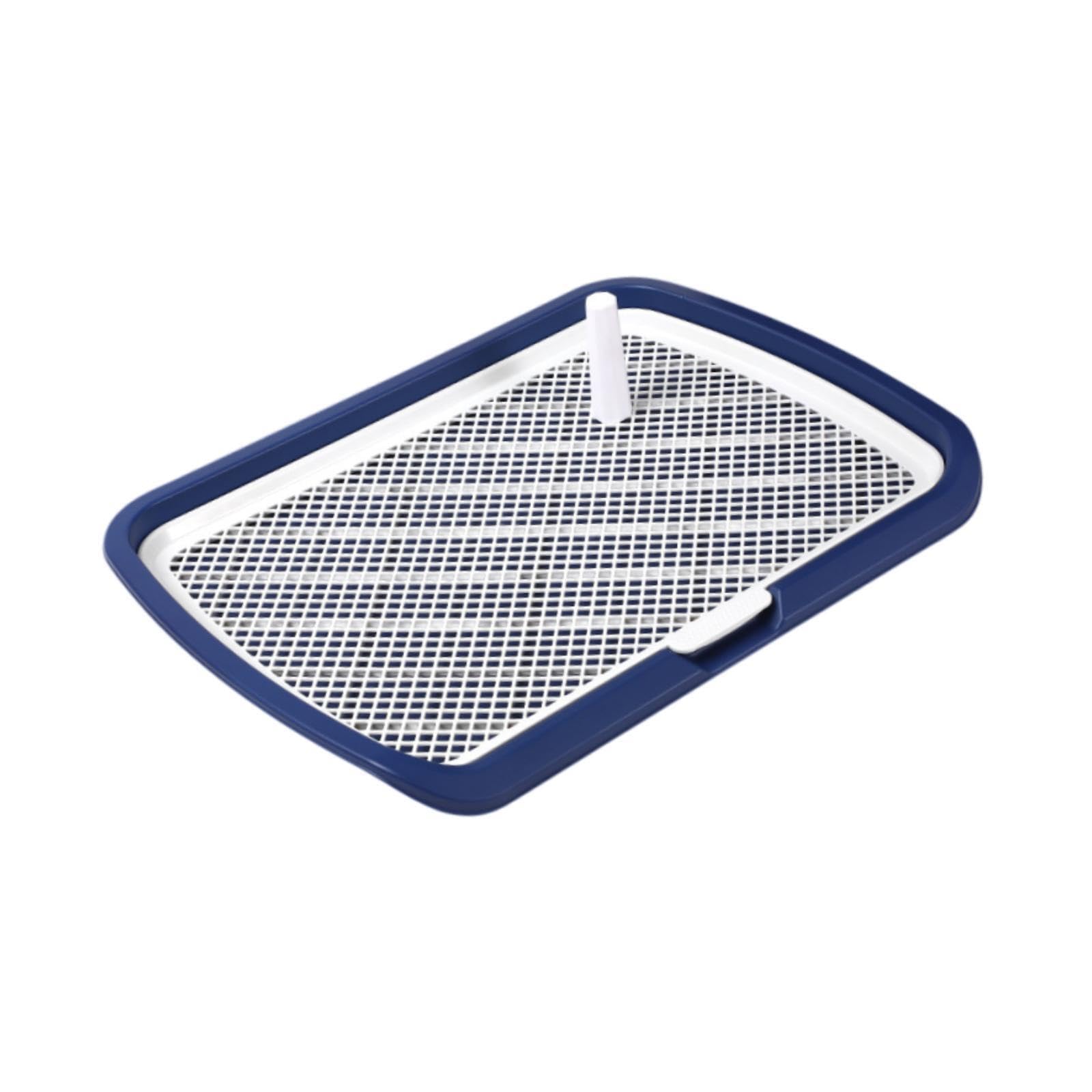 AMSLSIU Efficient Pet Training Toilet Tray With Sturdy Construction Lightweight Easy To Clean Option For Indoor Dogs Pet Training Toilet Potty Tray Easy To , Navy , 66x50x5.2cm