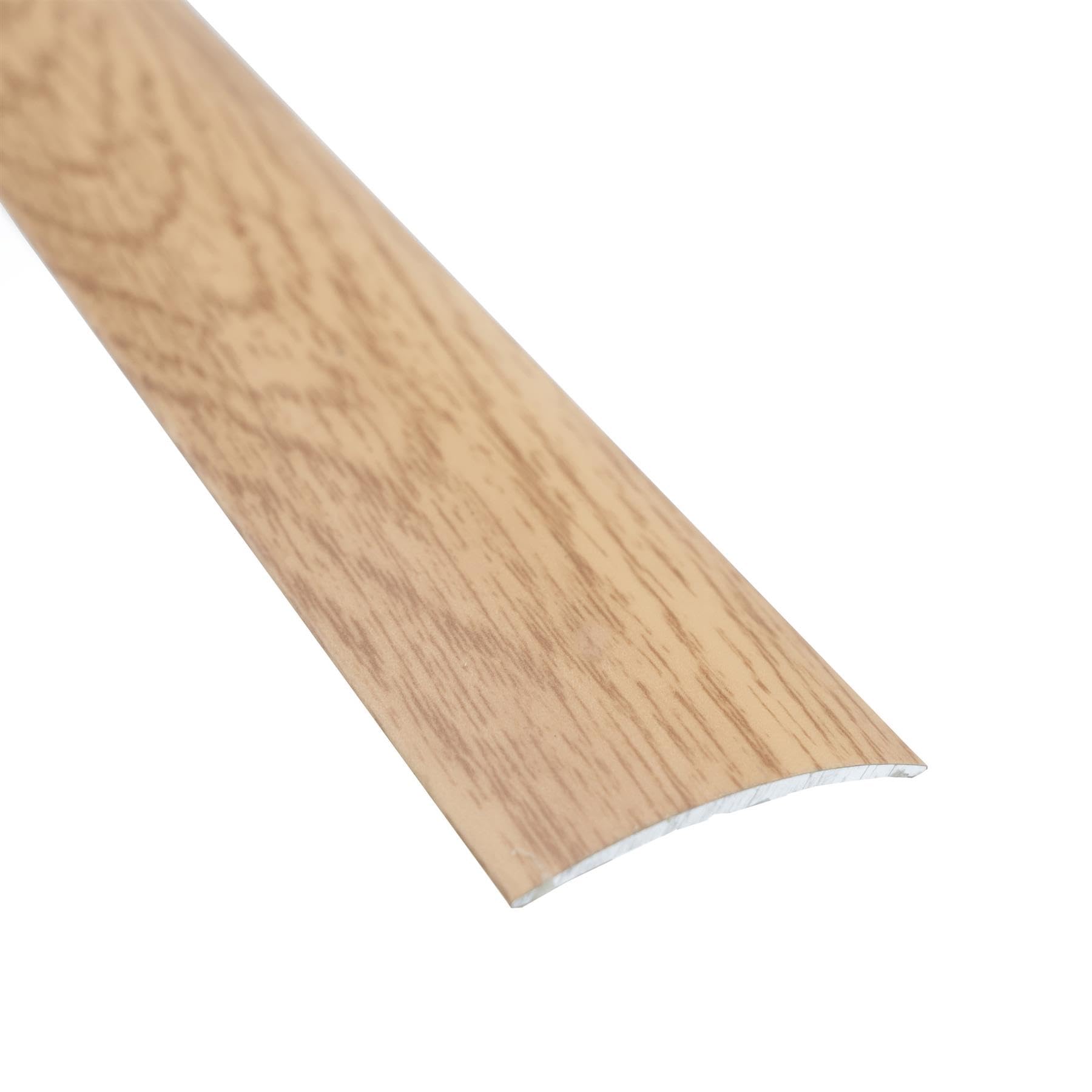 IANPAV SELF-Adhesive Wood Effect Aluminium Door Floor BAR Edge Trim Threshold 930mm x 40mm A13, Sandy Oak — image 1