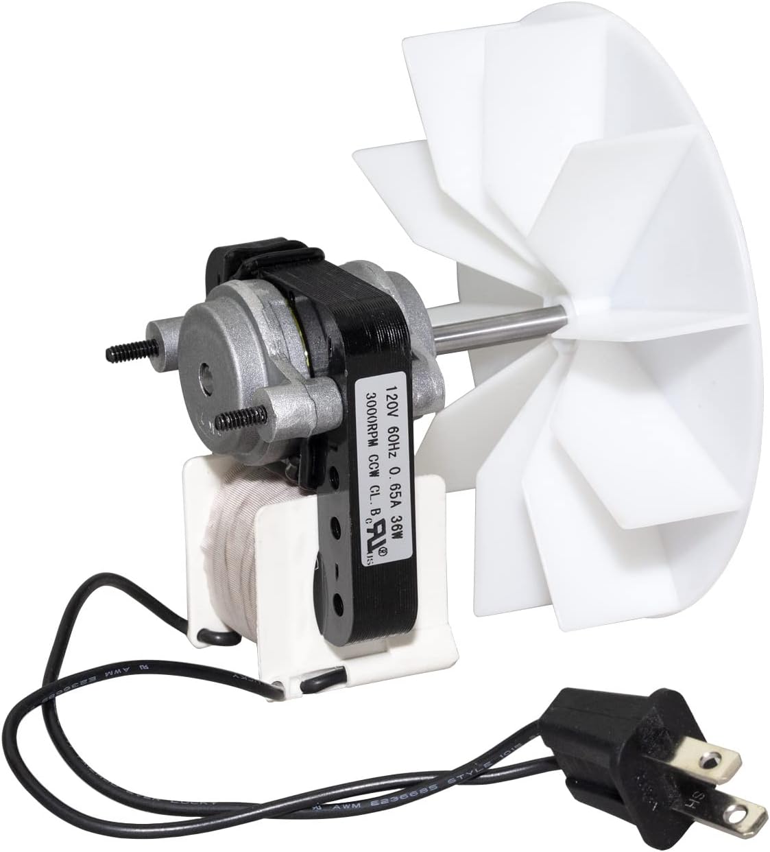 Universal Bathroom SM550 Vent Exhaust Fan Motor Replacement Motors Kit, Fit for Nutone Broan 50CFM 120V Replace C01575 65100 EM550 EM750, with Blower Wheel