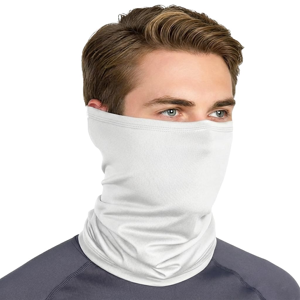 UPF 50+ Neck Gaiter – UV Sun Protection Face Mask, Balaclava, Headband & Scarf – Cooling, Breathable Fabric