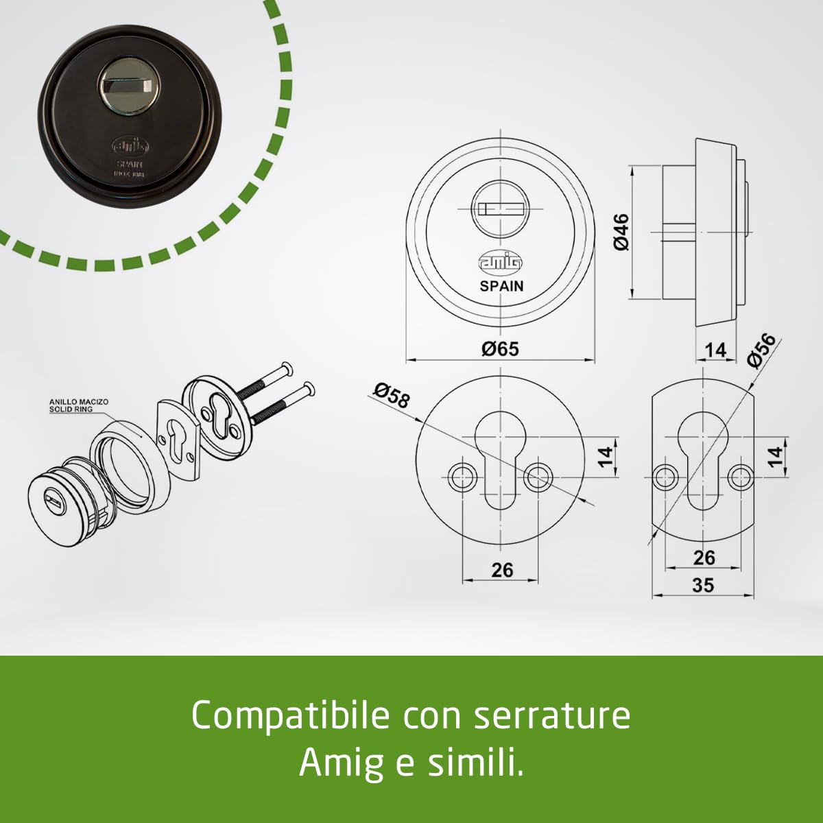 Supporto Per Microonde AMIG - Compatibile Con Binari Cassetti, Bianco/Ottone | Facile Installazione - Foto 10