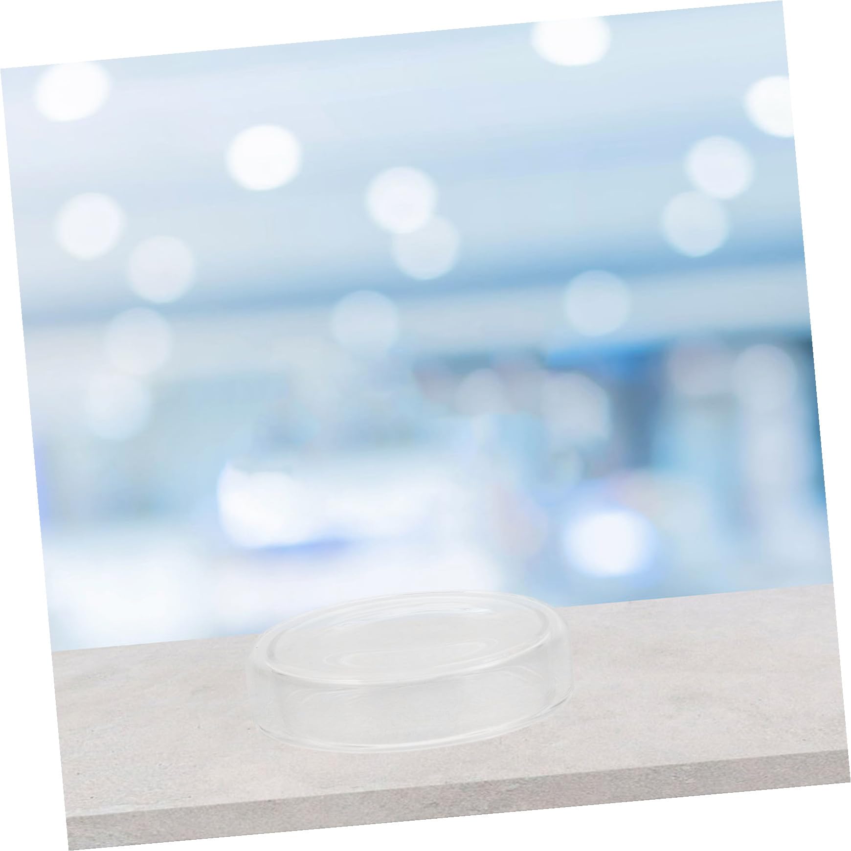 SOIMISS 6 pezzi Piastre Petri in Vetro Borosilicato Spesso con Coperchi Trasparenti per Crescita Cellulare e Esperimenti di Laboratorio Riutilizzabili e Resistenti