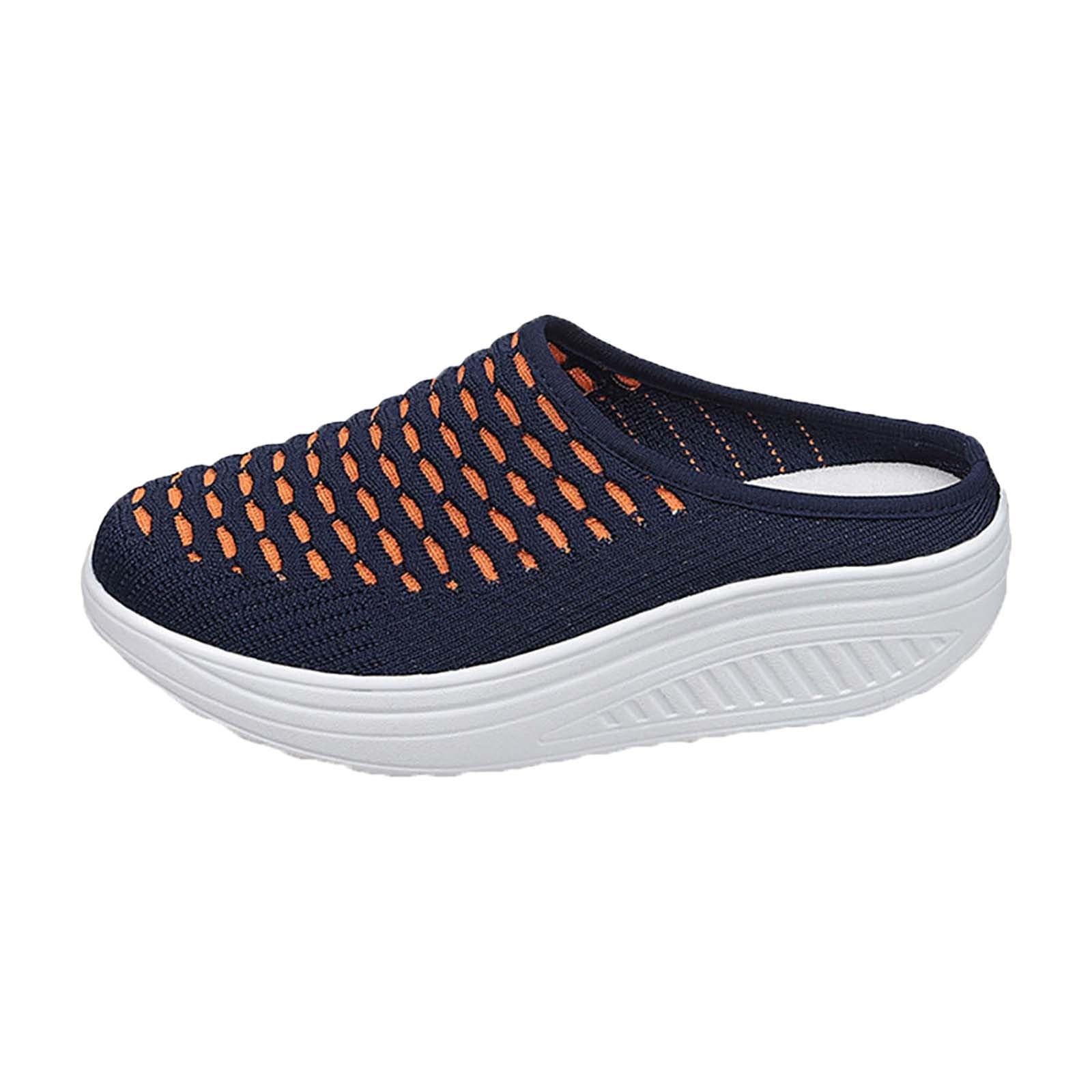Zapatillas running mujer transpirables y playeras cómodas de exterior con suela resistente 8