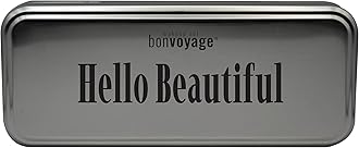 bonvoyage Hello Beautiful 26-Piece Makeup Set with Mirror, Eyeshadow, Bronzer, Blush, Highlighter and Brushes, Portable Makeup Set with Blendable, Intense Colours