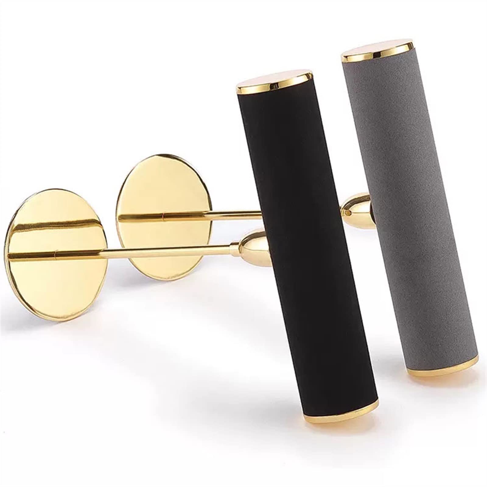 Oirlv bracciale per gioielli in legno T Bar Stand supporto per orologio in legno massello esposore per orologi in legno a 3 strati esposore per orologi T Bar Holder  36