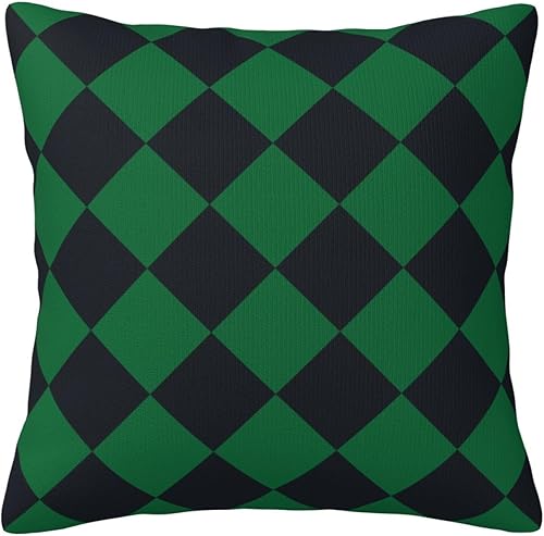 Miniatura 22 de Bright Red and Cyber Yellow Checkered Throw Pillow Covers Retro Pillowcase Sofa Decorative Cushion Cases for Home Decor Room Bed Sofa 18x18 Bright