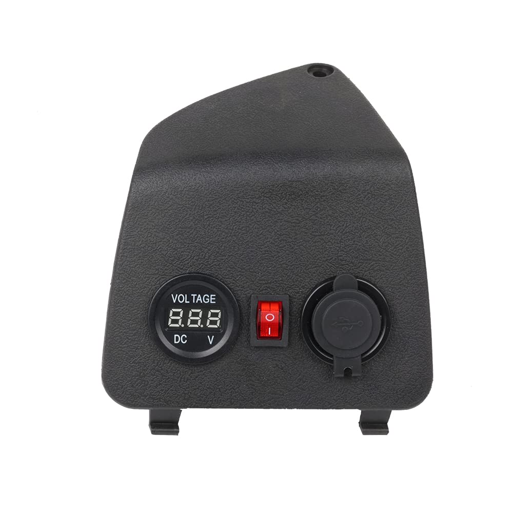 Moto Voltmetro Spina Doppia porta USB per telefono Carica Compatibile con VESPA GTS300 GTS GTV 250 300 50 125 150 HPE