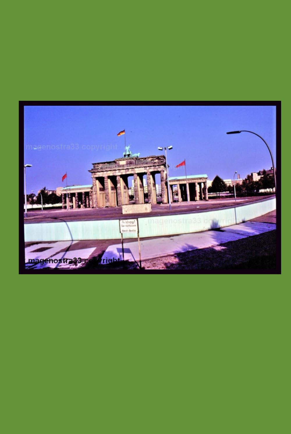 Photos Berlin Prague 1981 d'art authentiques sur la synchronicité et le temps