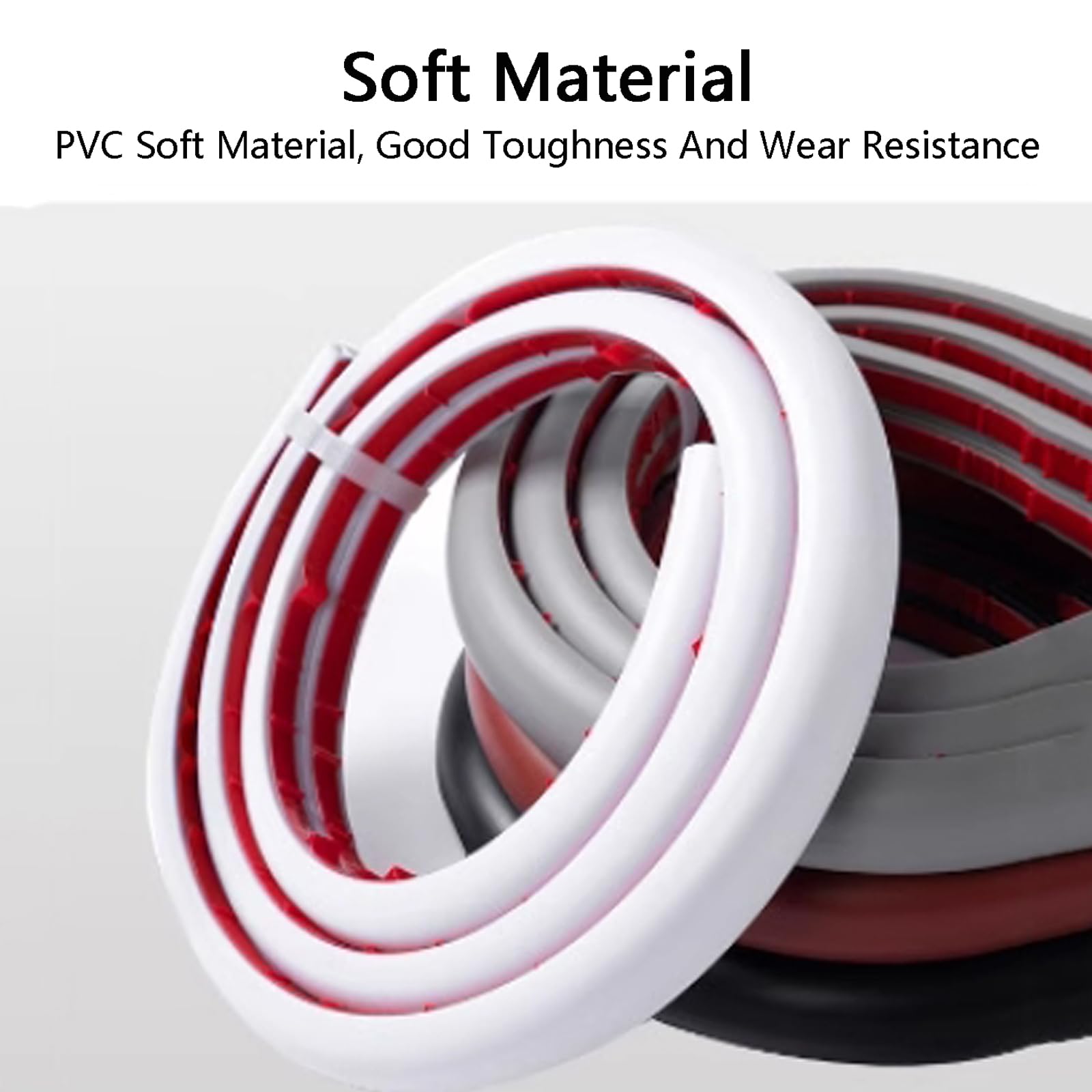 Goulotte Passe-CâBles,Goulotte Passe Cable Sol,Cache Fil Electrique,Protege Canal De CâBle Flexible,Cache-CâBle Auto-AdhéSif,Auto-AdhéSif Canal De CâBle pour Sol,Matériau PVC