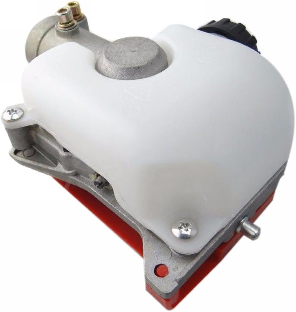 26mm Chainsaw Gearbox Head, Orange Spline Gear Head Pole Saw Tree Cutter Chainsaw Gearbox Gear Head Tool for Lawn Mower Attachment (9 Spline)