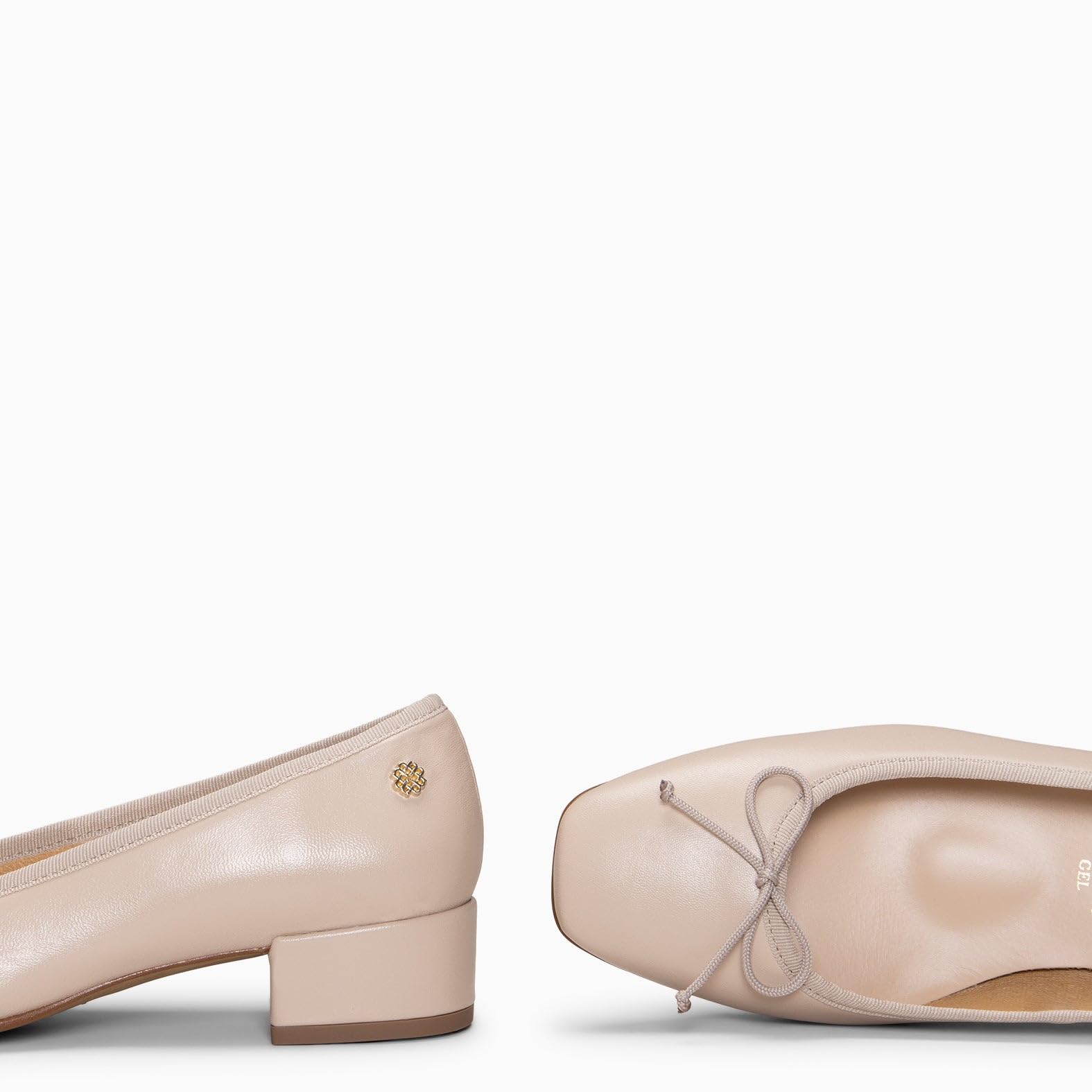 miMaO. Bailarinas para Mujer en Piel de napa con Plantilla de Gel. Diseñado y Fabricado en España