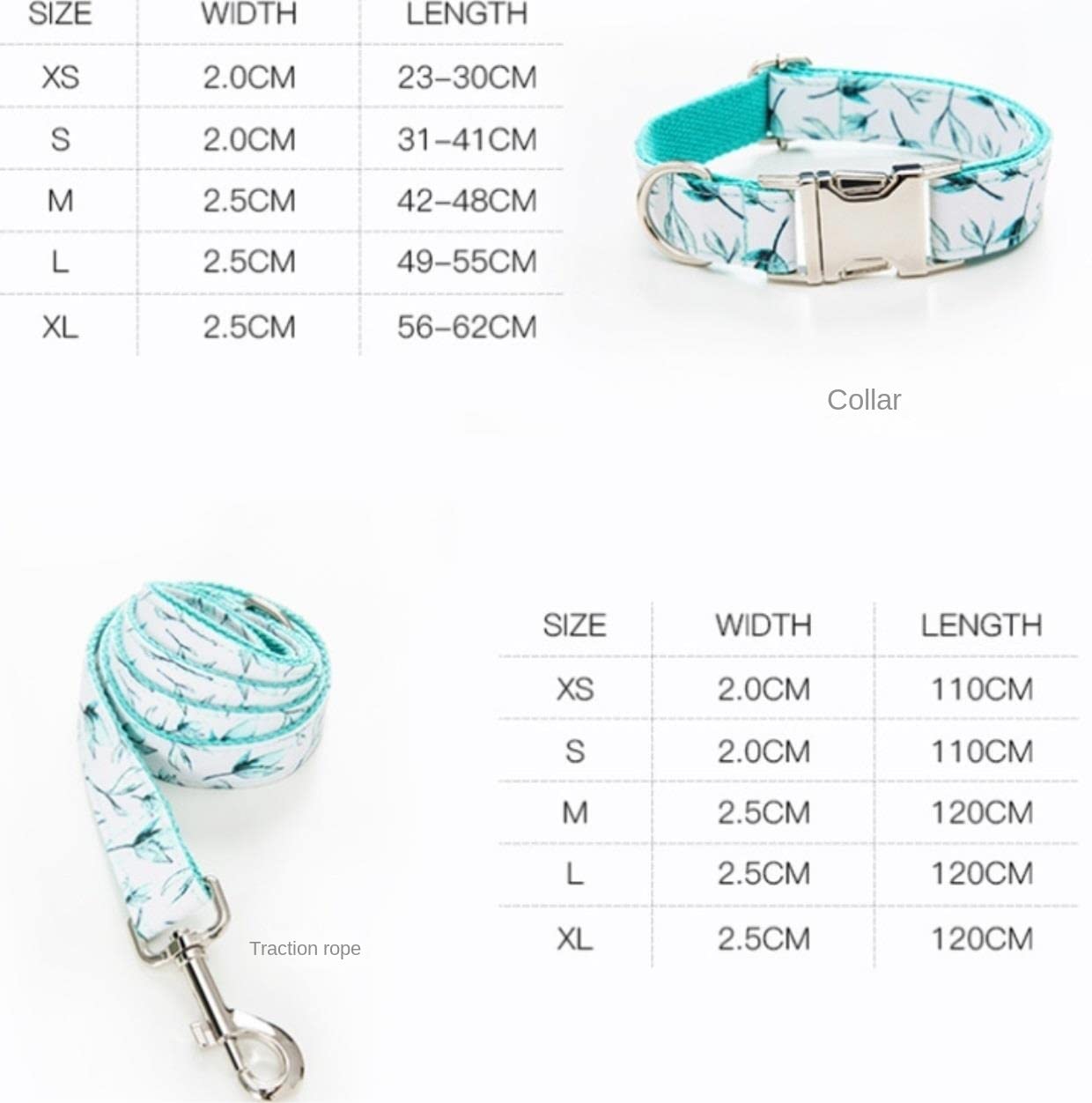 Longe Chien Laisse De Collier De Chien À Motif De Feuilles Pour Petits Chiens Gravure Personnalisée Collier Pour Animaux De Compagnie Ensemble De Laisse De Chien À Impression Durable Ceinture Chien(23