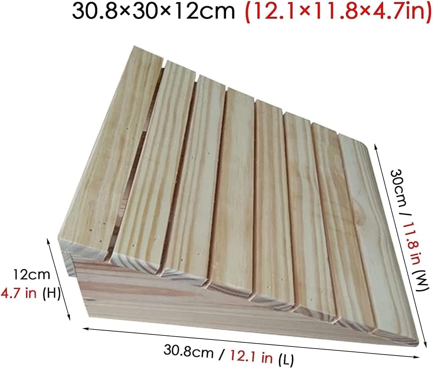 Dog Ramps for Cars,Ramps Door Threshold Wood with Handle, Portable Small Curb Doorway Step for Move Wheelchair/Bike/Scooter