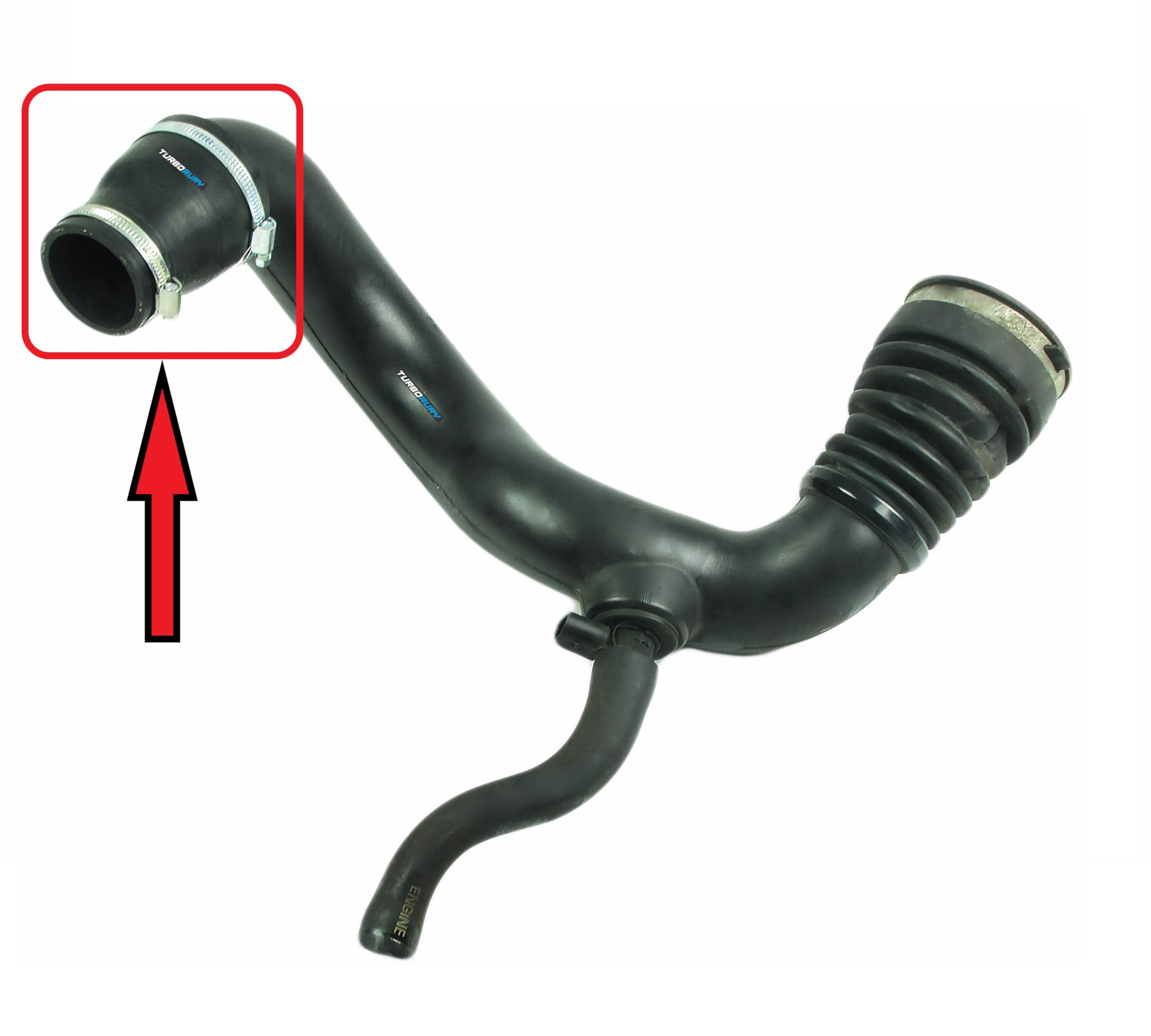 Kit de reparación de manguera turbo - Compatible con CHRYSLER VOYAGER, Compatible con DODGE CARAVAN, Compatible con CHRYSLER TOWN & COUNTRY - Número OE 04809884AB 4809884AB