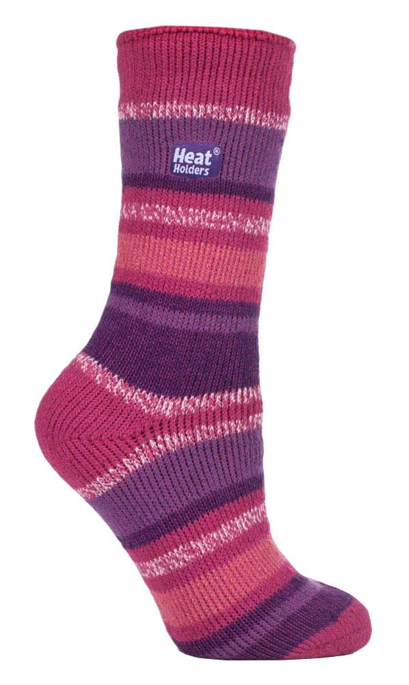 Heat Holders Women's Fantasia Pink - Thermal Socks For Winter | Outdoor & Indoor Socks | Cuddly & Fluffy | Gifts For (4-8 Uk, )