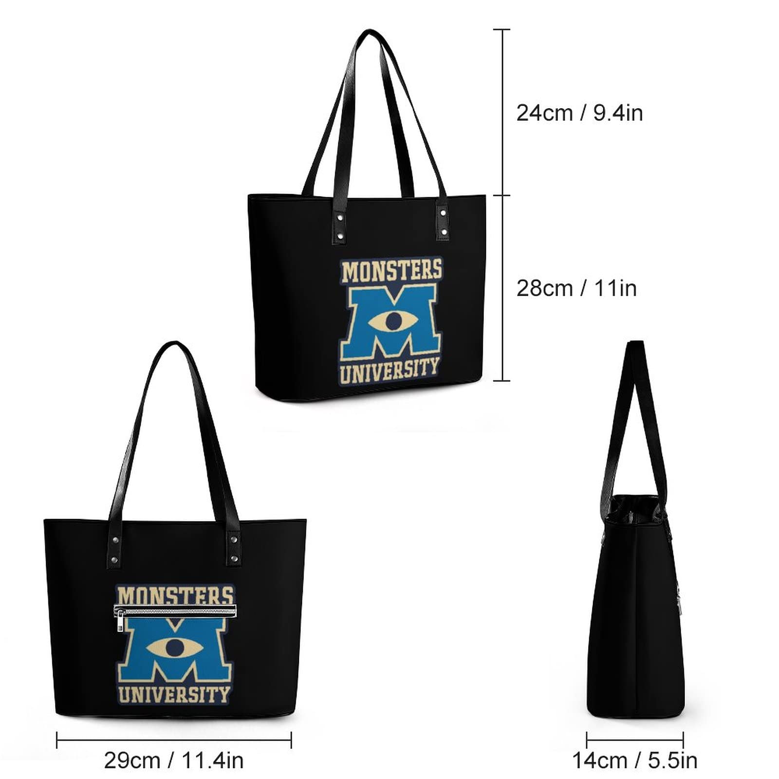 Amazon.co.jp: トートバッグ レディース モンスターズ インク 本革