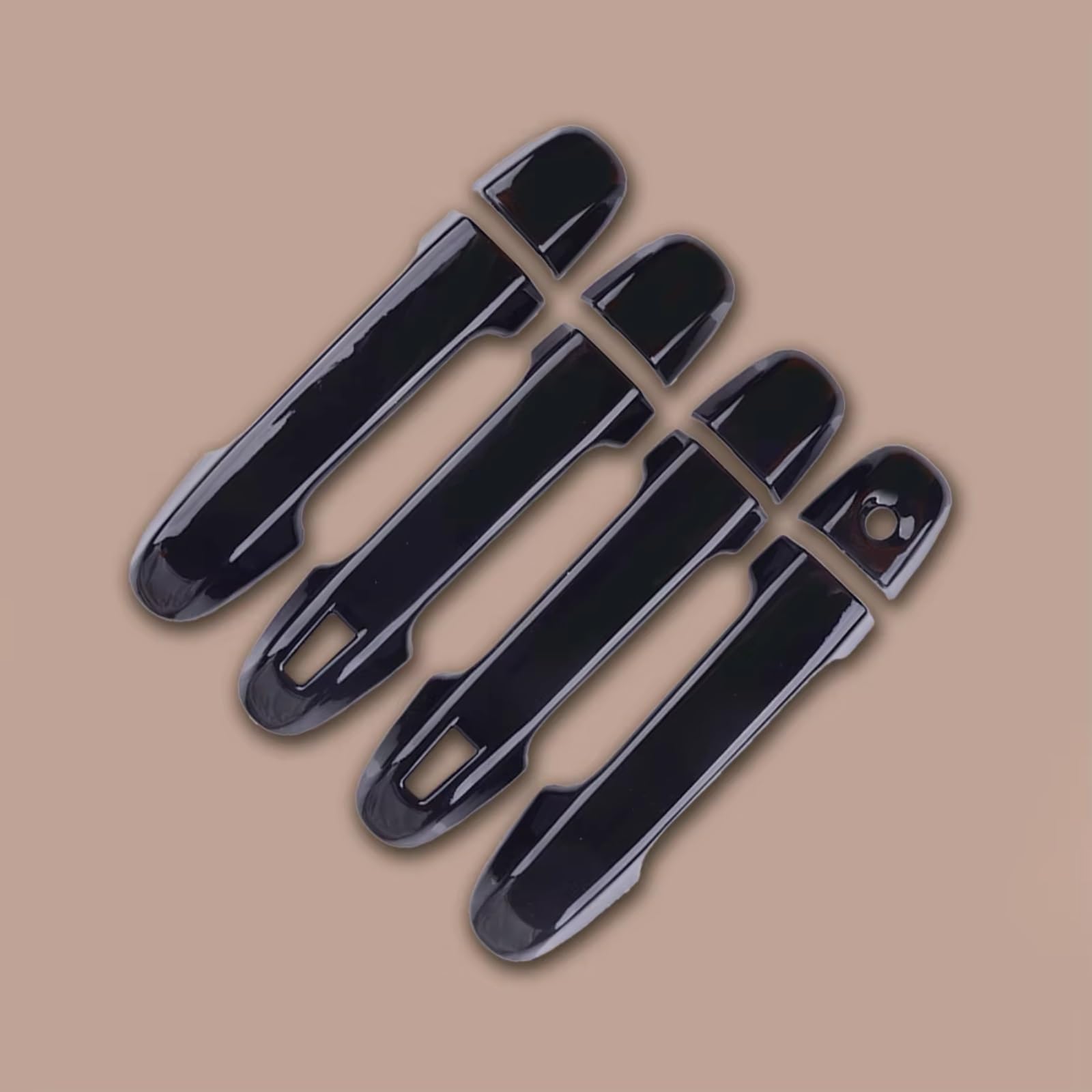 JJRFVBGT Door Handle Trim Compatible with Subaru WRX 2022 2023 ABS Glossy Black Front Rear Left Right Accessories Car Exterior Door Handle Housing