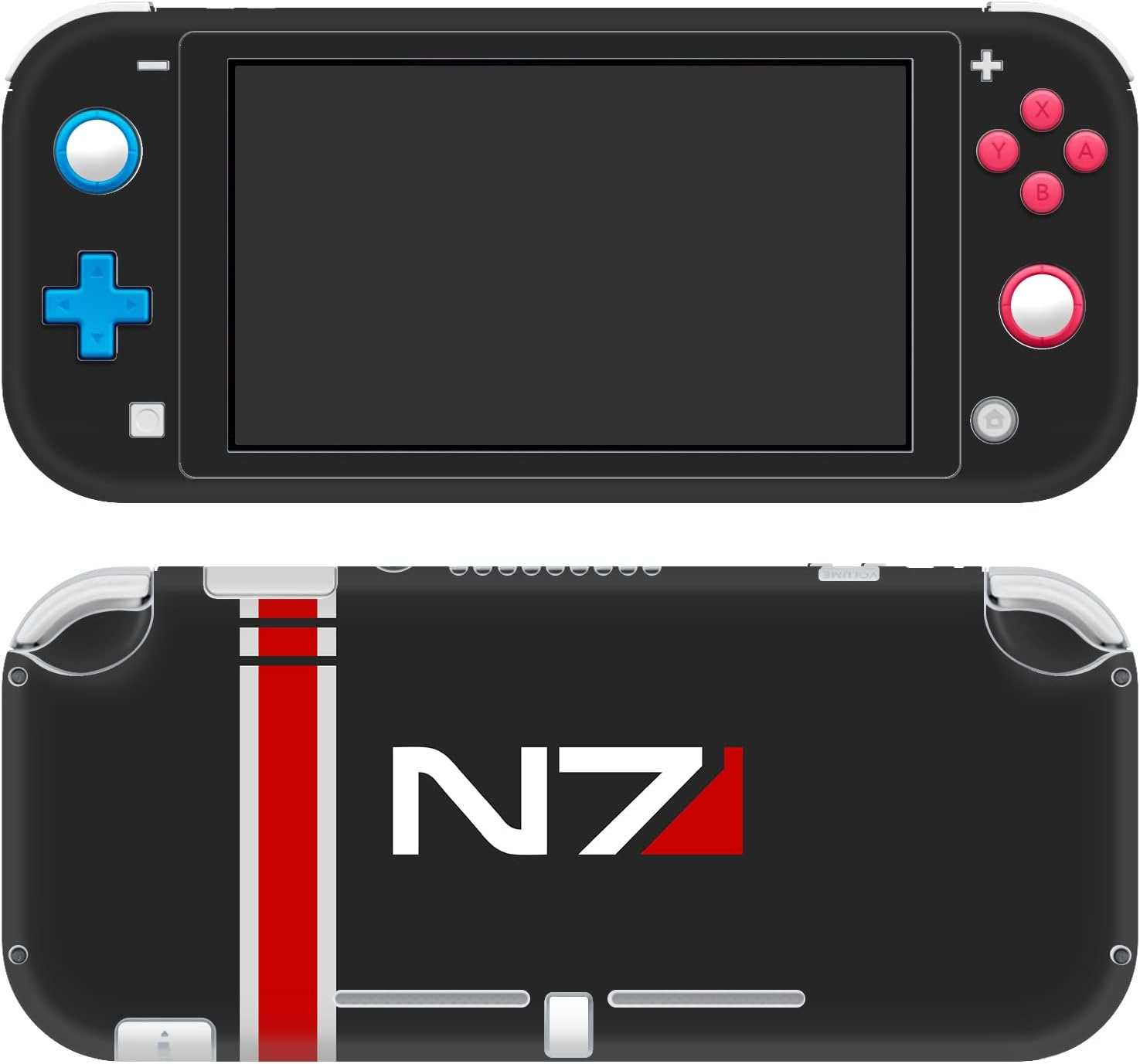 Head Case Designs Officially Licensed EA Bioware Mass Effect N7 Logo Graphics Vinyl Sticker Gaming Skin Decal Cover Compatible With Nintendo Switch Lite