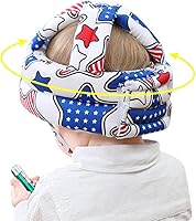 Vista 43 de Lindo casco de seguridad para bebé, protección para la cabeza del niño, ajustable, sombrero de parachoques para la cabeza, casco de parachoques