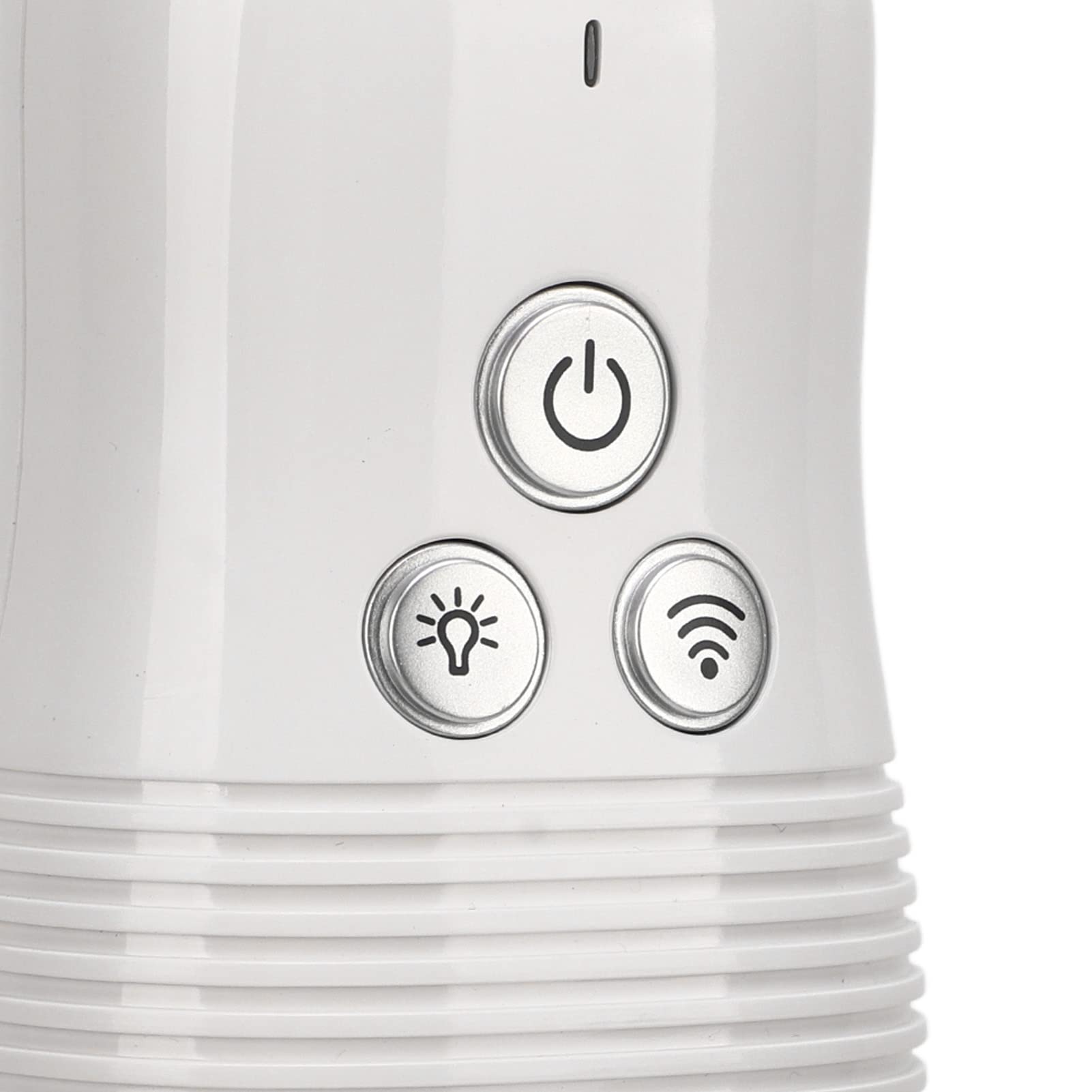 Vigilabebés de Inalámbrico, Intercomunicador Bidireccional, Detección de Ruido, Batería de Larga Duración, Luz Nocturna, Transmisión Punto a Punto, 2,4 GHz, Blanco (Enchufe de