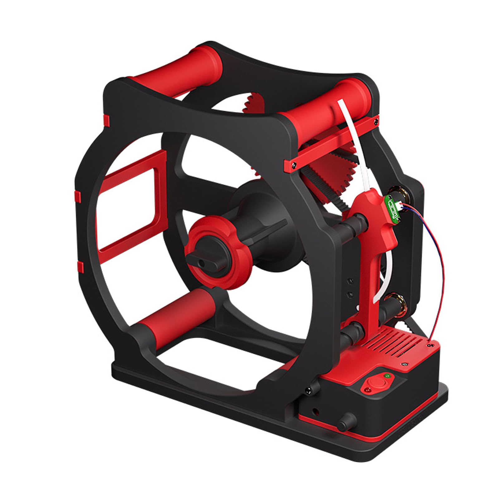 Rebobinador eléctrico de bobina, bobinador automático de filamento 3D con función de arranque y parada inteligente, capacidad de bobina de 1 kg para bobinado de alta eficiencia en impresión 3D y