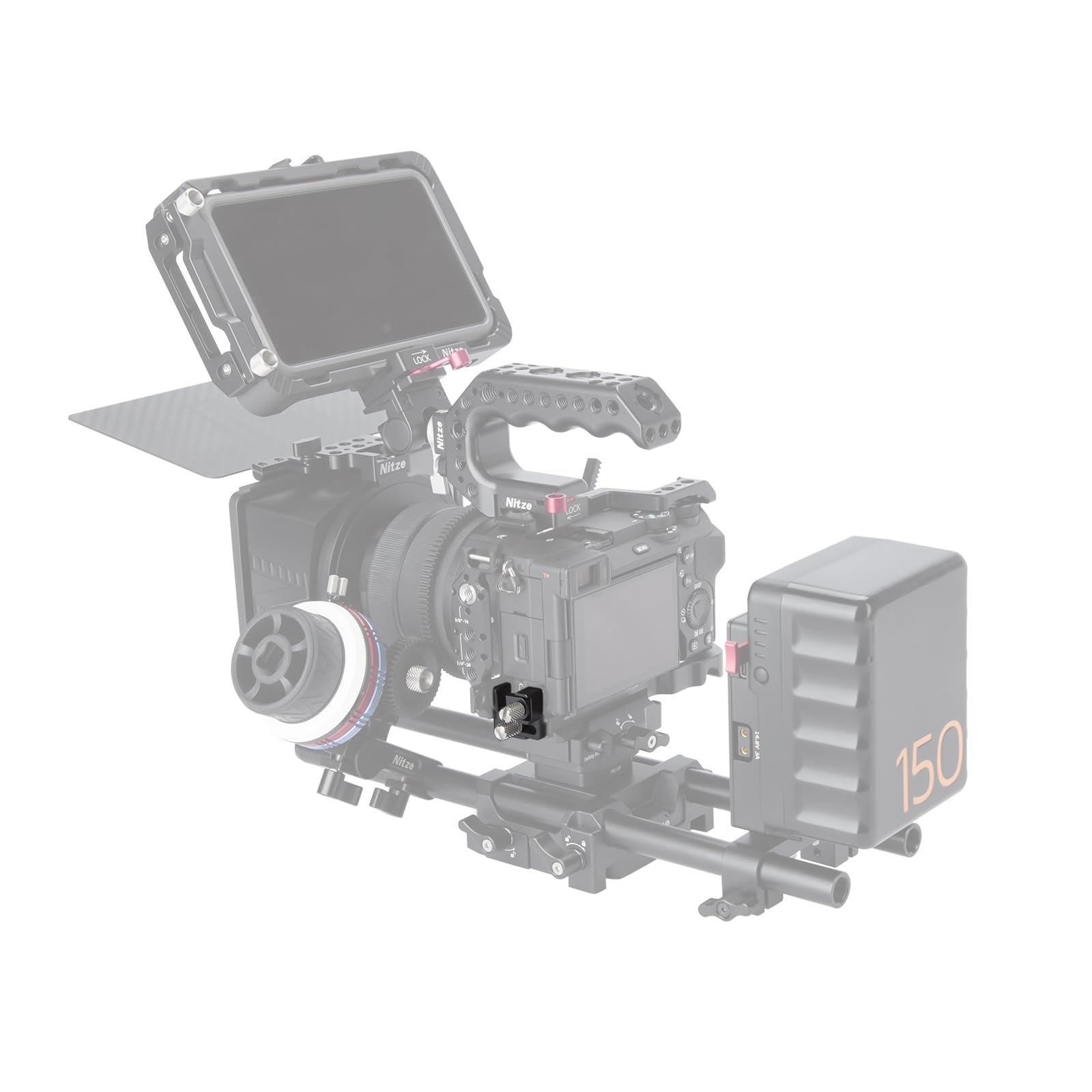 Nitze Morsetto per Cavo HDMI per Gabbia della Fotocamera T-S12A Sony A6700 e Gabbia della Fotocamera T-S14A Sony ZV-E10 II - PE40