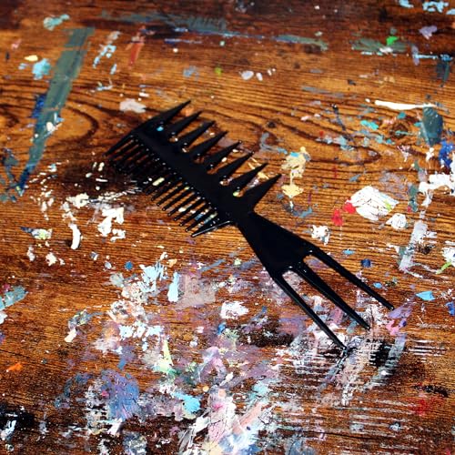2 Peines Rake & Marbling Pack para Estilismo y Arte miniatura 5