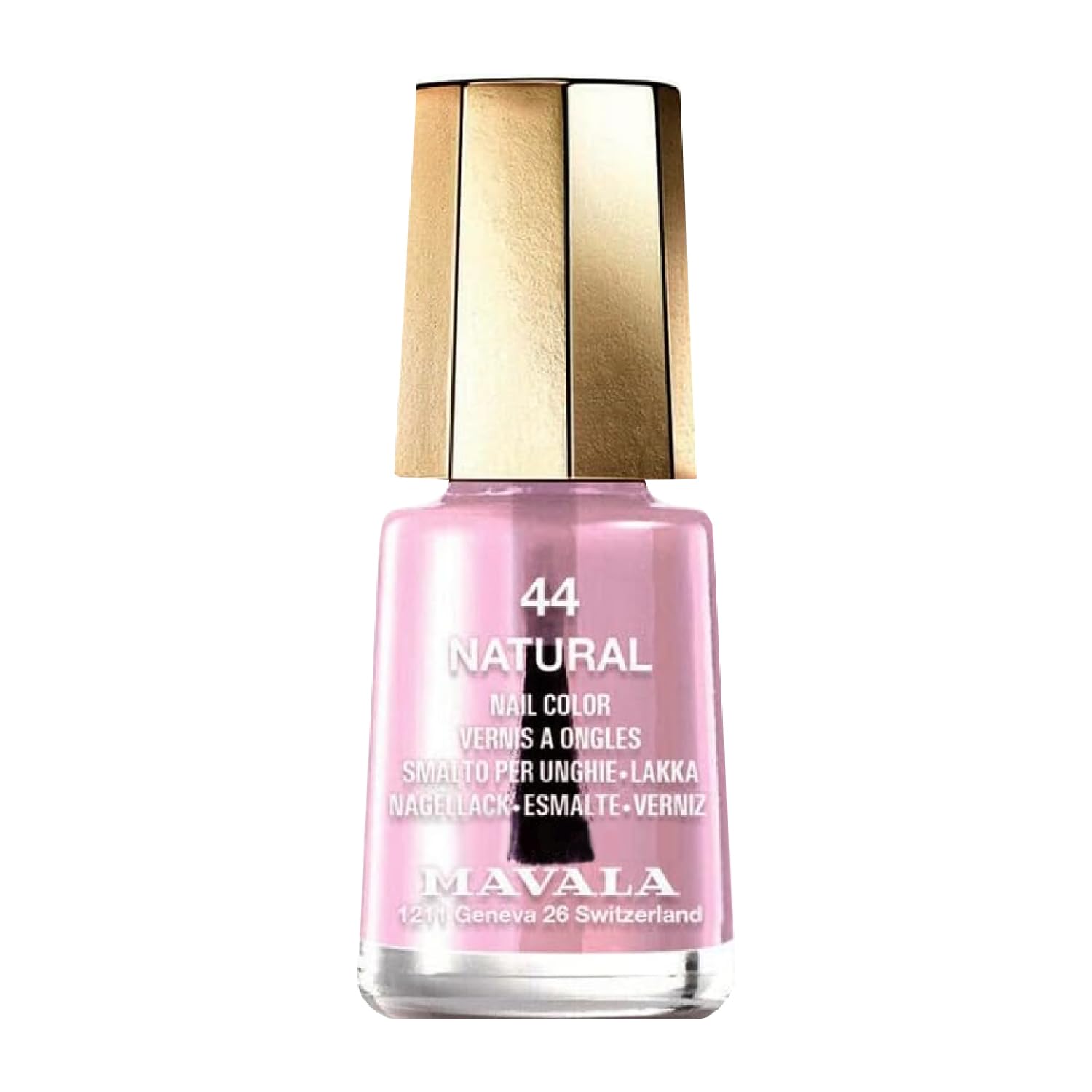 MAVALA - Mini Colors Natural 44 5 ml, Esmalte de Uñas Pequeño, Color Transparente, Minimiza la Evaporación, Formulados con Ingredientes Seleccionados, Práctico para Llevar