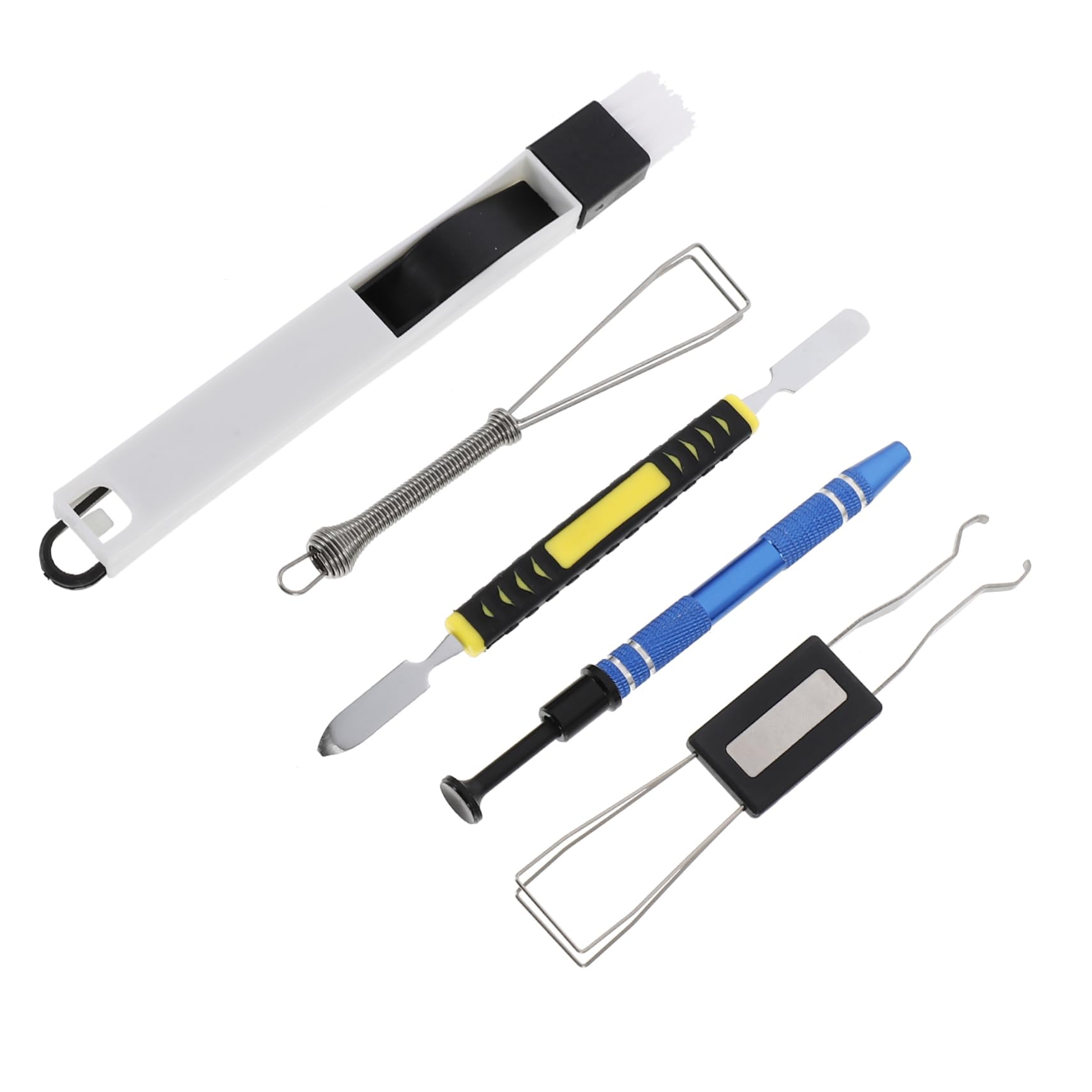 DIYEAH 1 Set Mechanical Keyboard Keycap Puller Includes Keycap Cleaning Brush Chip Picker Professional Tool and Cleaning