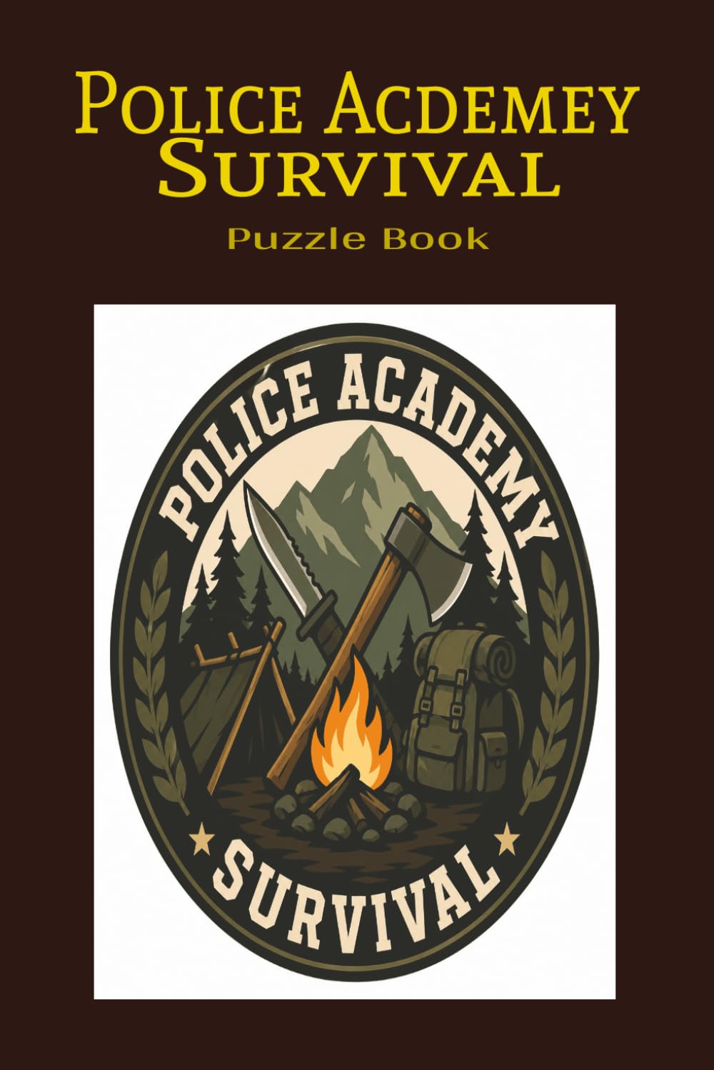 Police Academy Survival Puzzle Book: Word Search Challenges for Future Law Enforcement Officers, Brain Games and Police Training Fun for Recruits