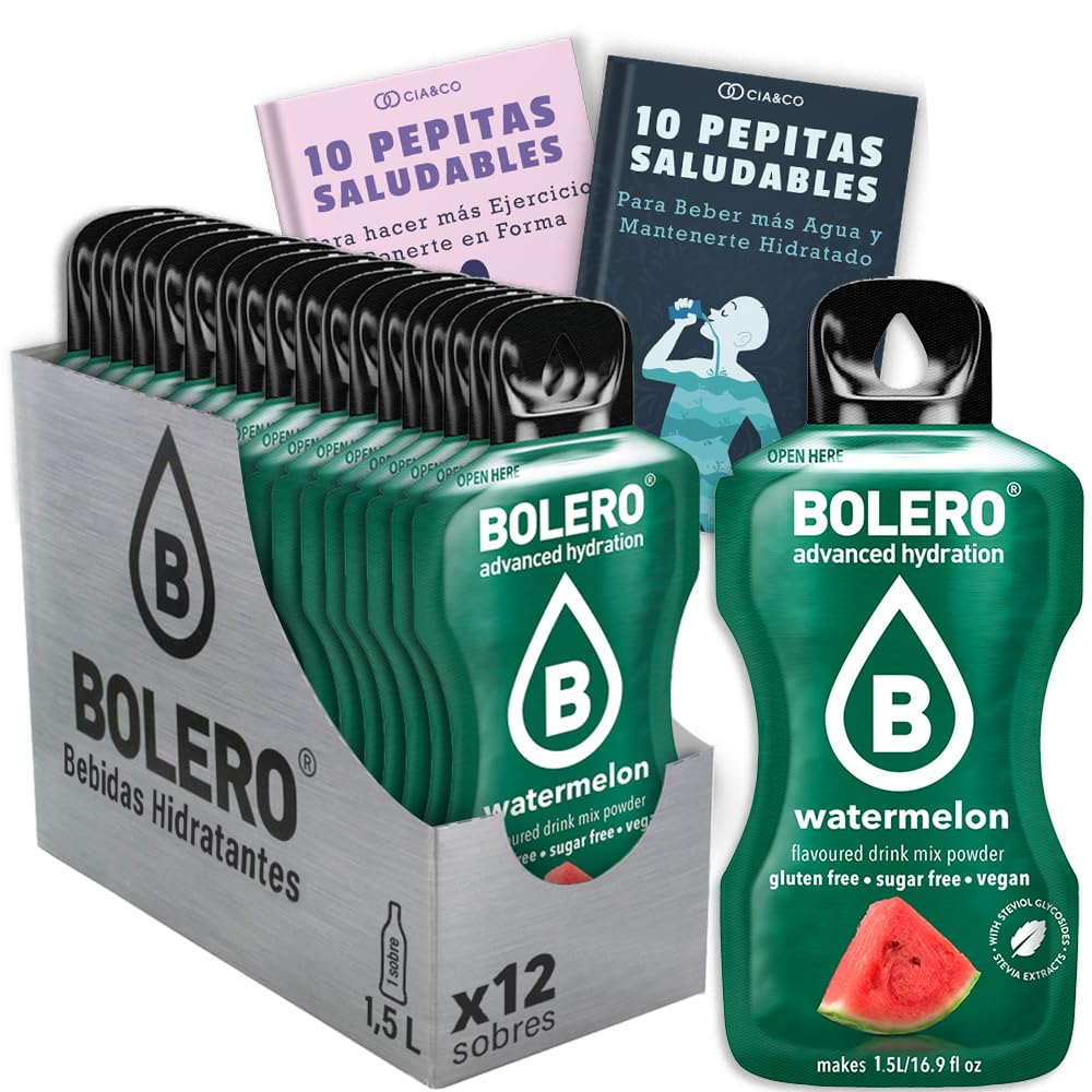 24 x Bebida Bolero COLA Hidratante Sin Azucar (24x9 grs) + 30 Pepitas Saludables para una vida más sana by Cia&Co — view 48