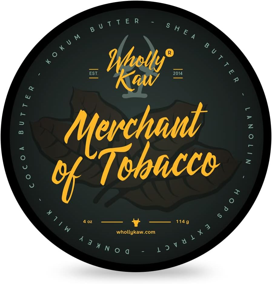 Wholly Kaw Donkey Milk Shaving Soap, Merchant of Tobacco