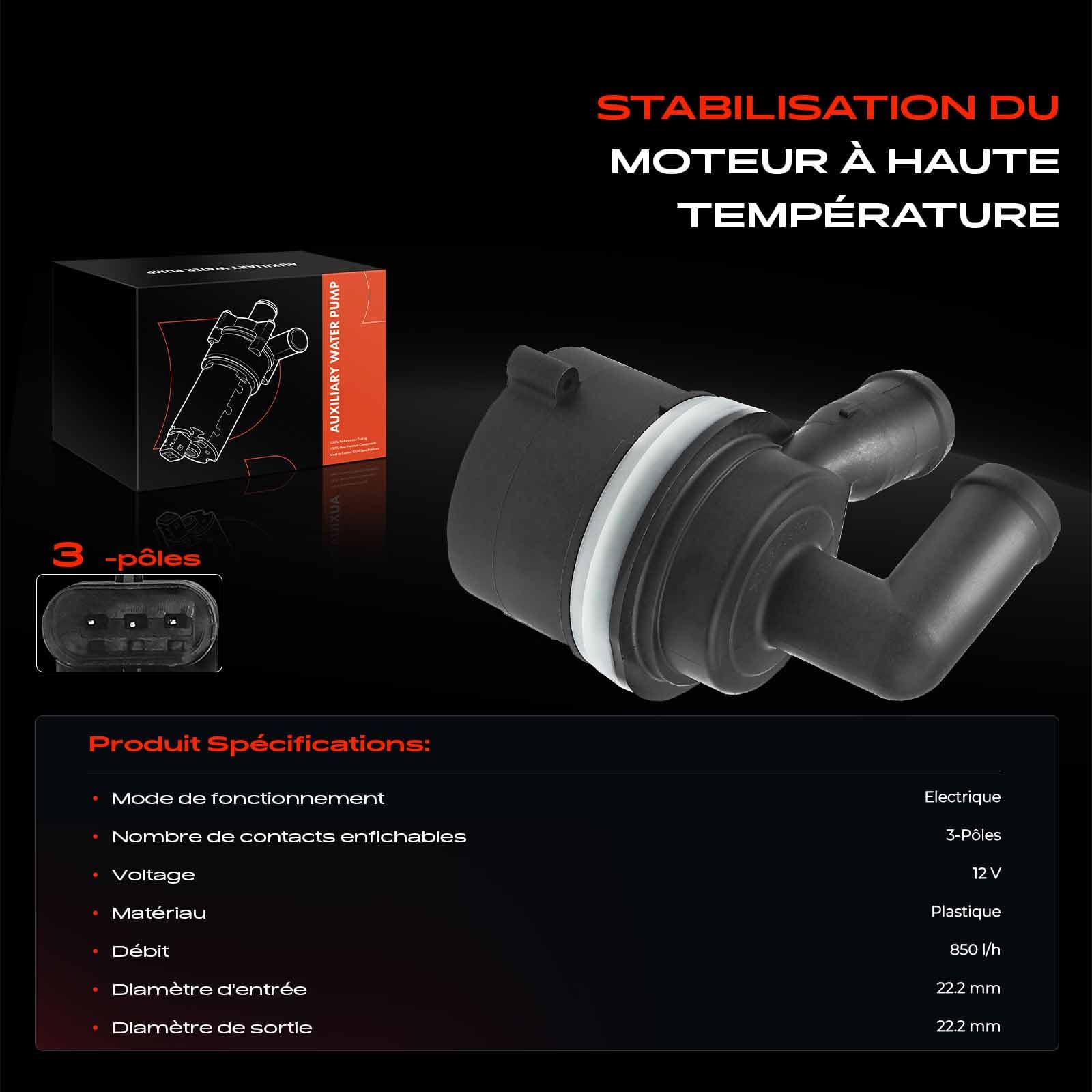Frankberg Pompe à eau auxiliaire 5N0965561A