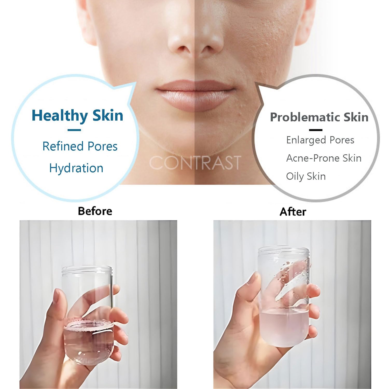 2 In 1 Ossigeno per Viso Spruzzatore di Ossigeno e Aspiratore Punti Neri Vacuum Pulitore dei Pori Pulizia Viso Profonda Macchina di Bellezza, Spruzzatore Facciale Idratante Atomizzazione Nano Mister B