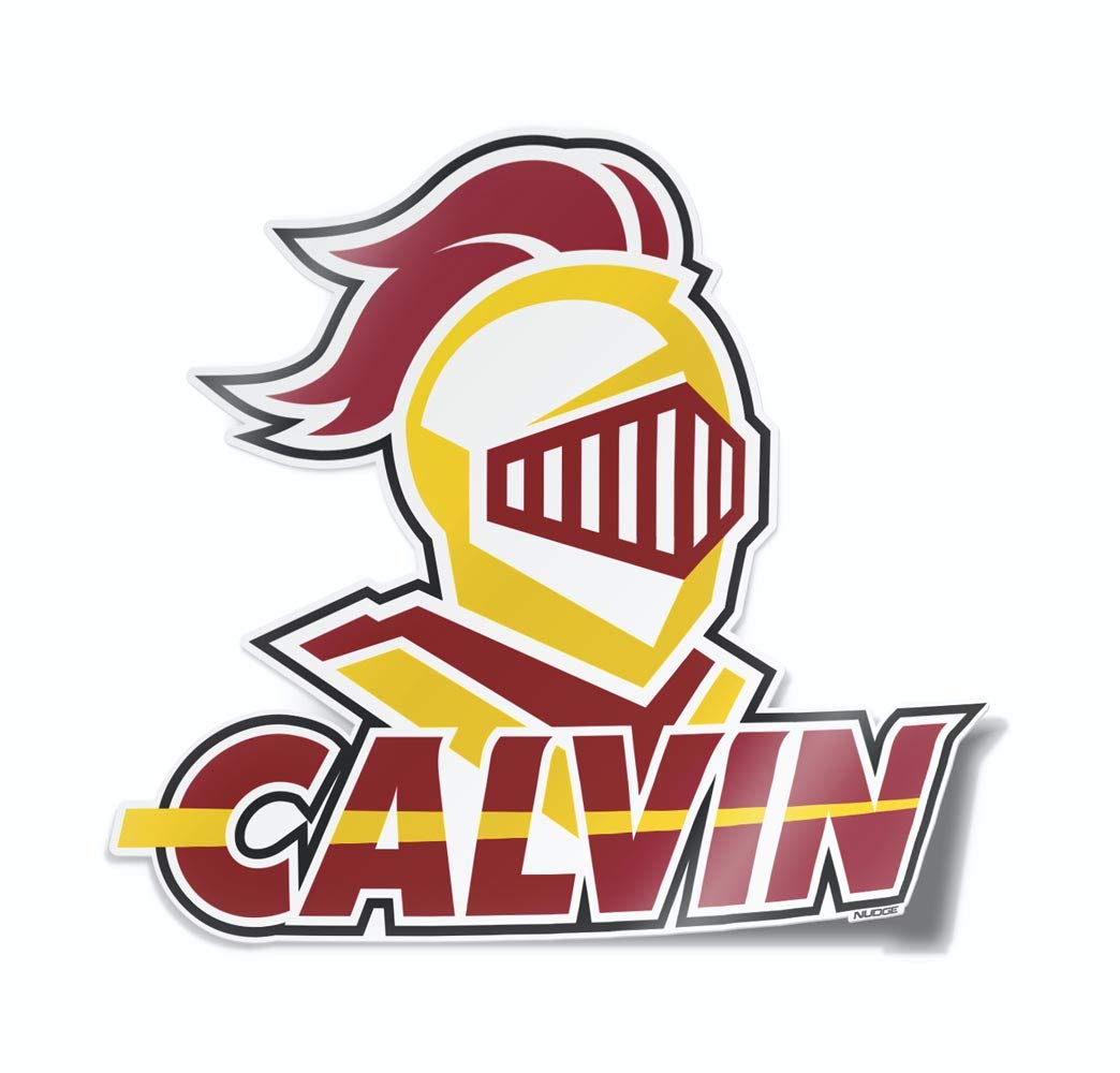Collegiate NCAA Car Decal Made from Premium Weatherproof Vinyl (Calvin College)