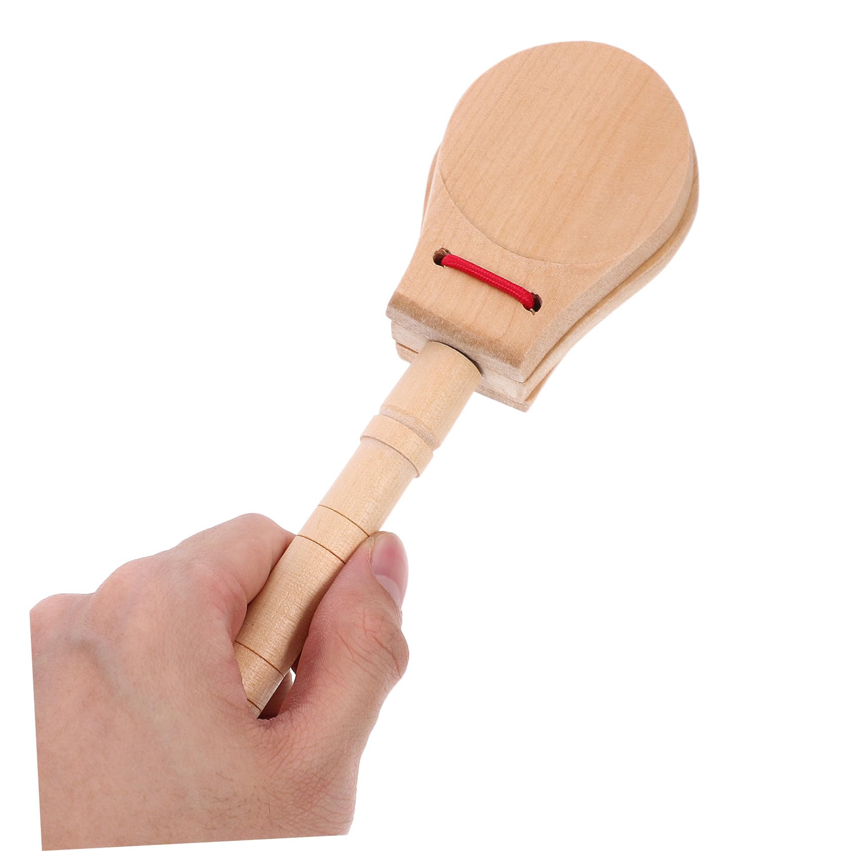 Strumenti Musicali in Legno per Anni Tamburello Maracas e Percussioni Educative per Sviluppo Creatività e Coordinazione Mano Occhio in Legno Naturale con Sacchetto