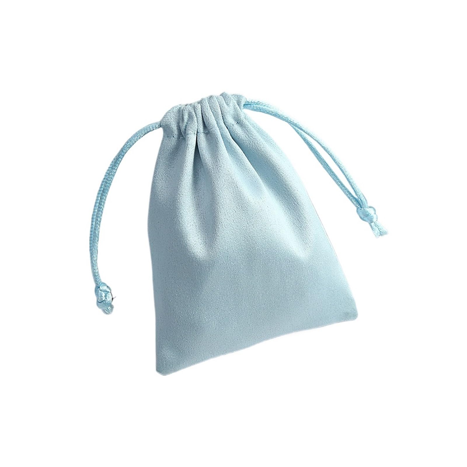 ZGCrumphant Velvet Jewellery Pouch 50pcs Small Jewerly Packaging Pouches Velvet Drawstring Bags(Color 2,8x10 cm)