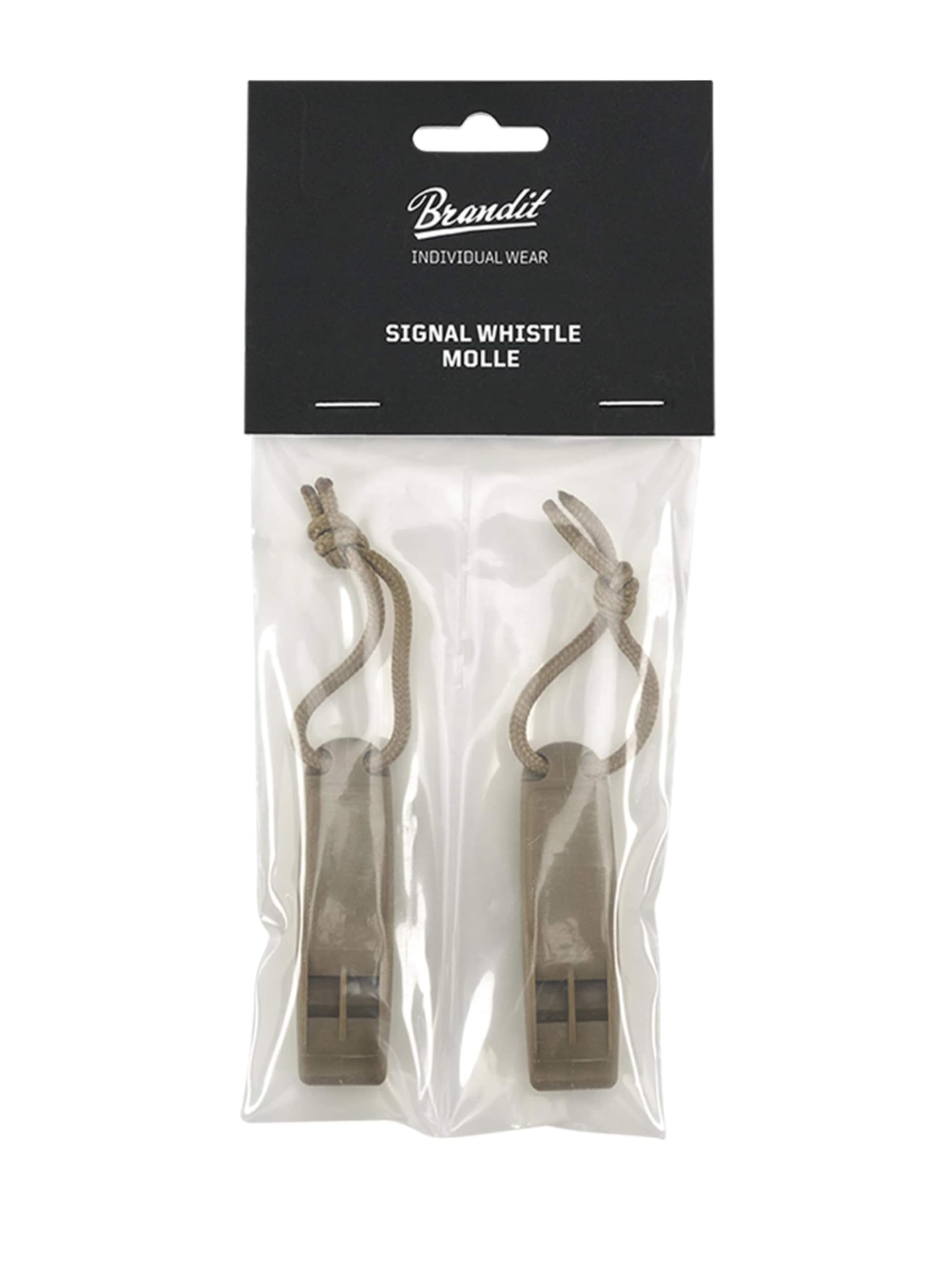 Brandit Vintage Shirt Long Sleeve, Signal Whistle Molle, Confezione da 2 Unisex Adulto