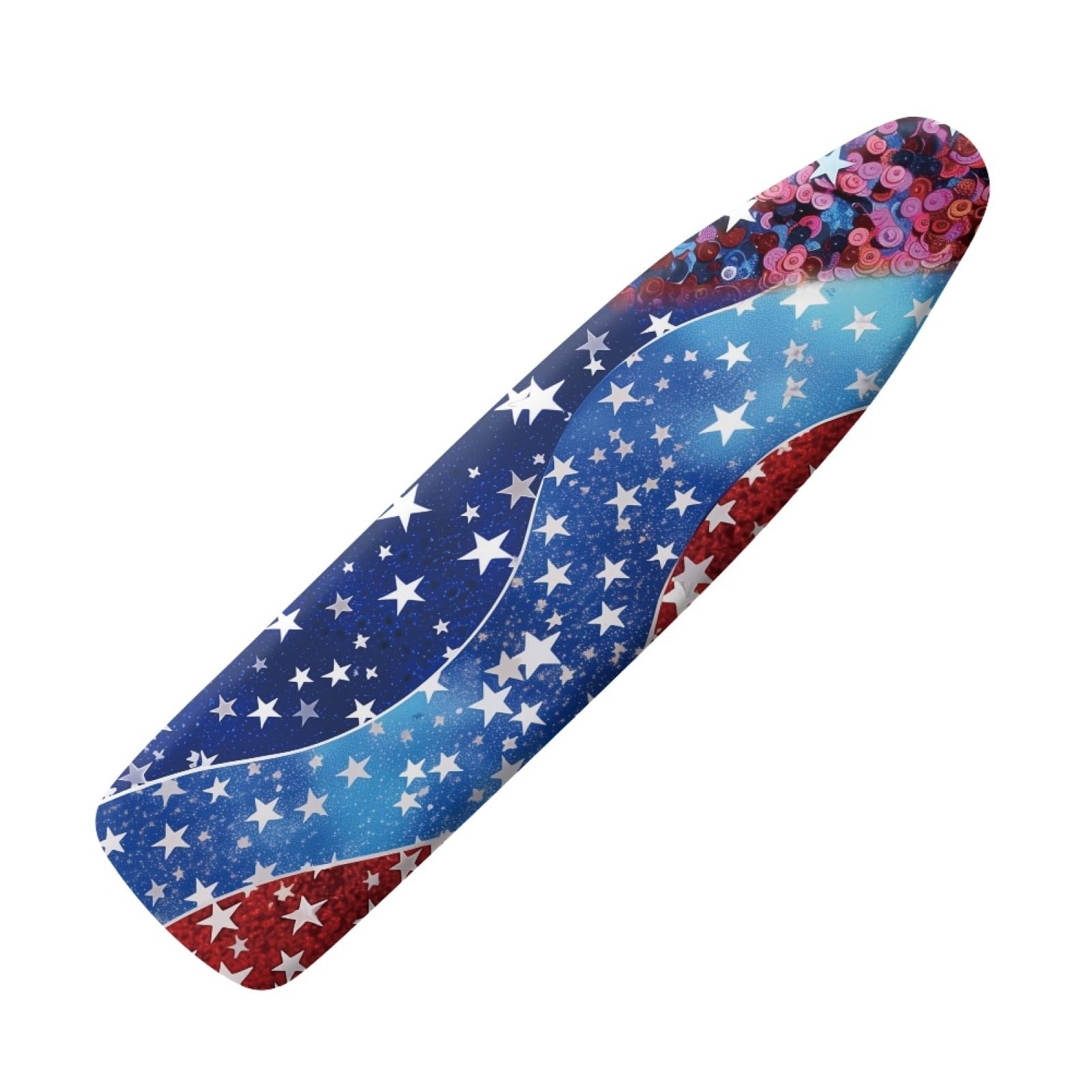 Extra large ironing board cover 140 x 45 Blue And White Thick cotton pad Ironing Board Cover Elastic washable,Resist Scorching and Staining,Heat Reflective & Vapour Permeable,Easy Fit