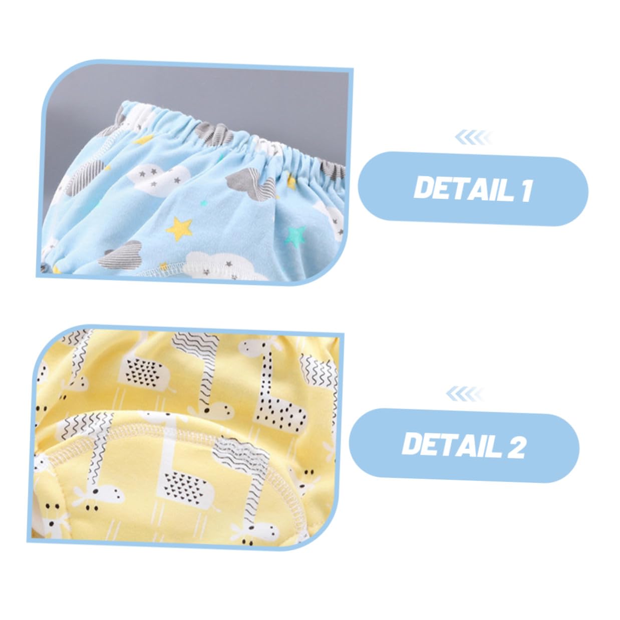 Culotte D’apprentissage Propreté pour Bébé en Coton, Lavable et Respirante, 6 Pièces, Aide à L’apprentissage, 9-18kg