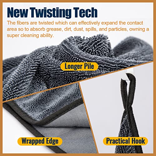 Airlab 2 Pack Drying Towel 60 x 40 CM, Super Absorbent Bathroom Drying Cloth 650 GSM - Image 2