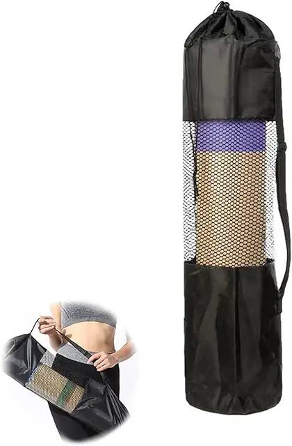Waterproof Yoga Mat Carry Bag with Adjustable Strap for Gym, Travel & More