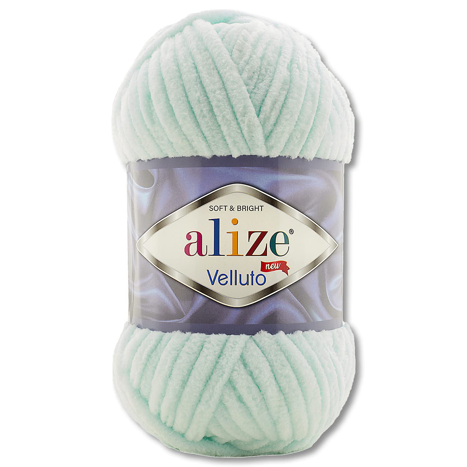 Wohnkult100 g Alize Velluto Wool in 30 Selection (15 | Mint)