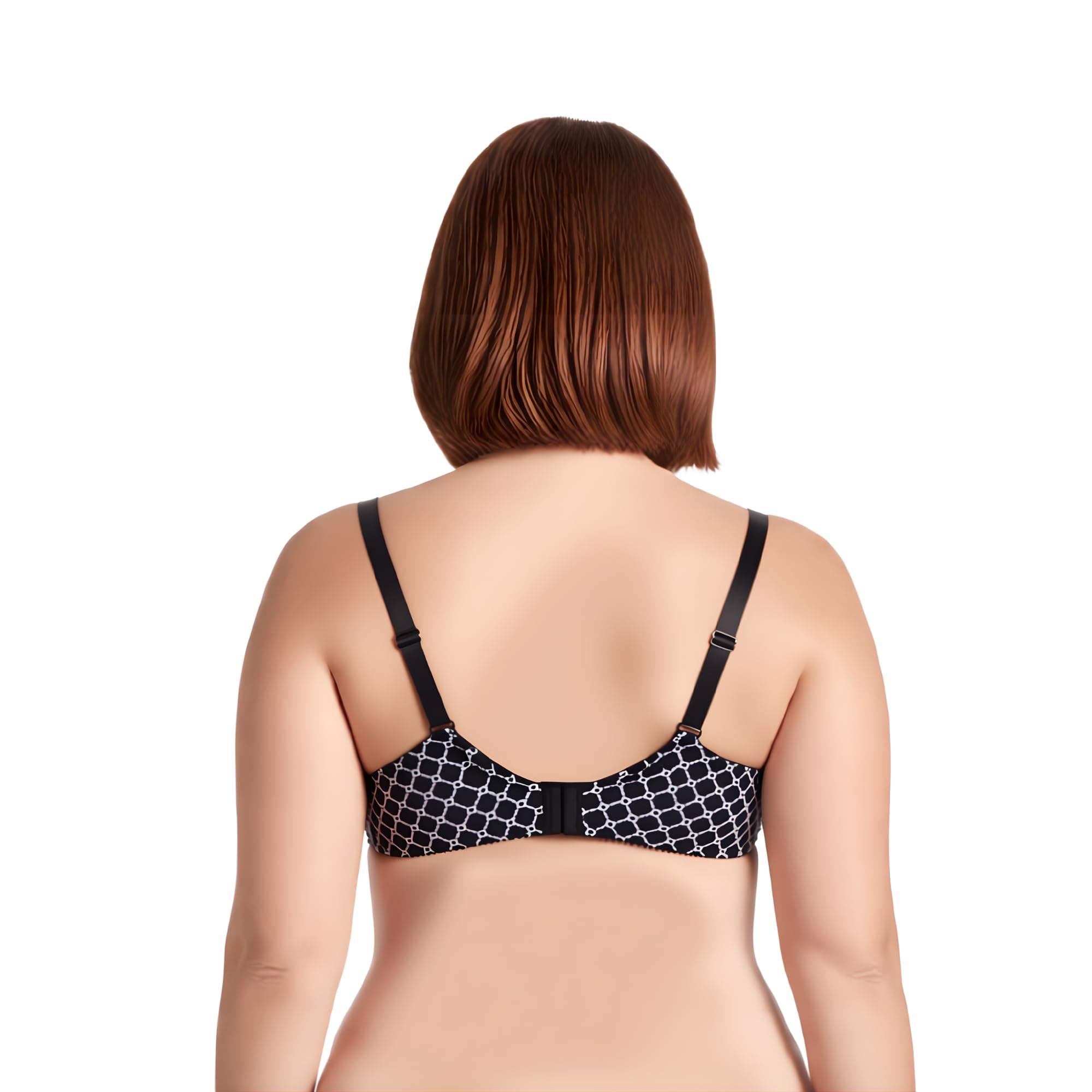 Curve Muse - Minimizer pour Femme, sans Doublure, Soutien-Gorge avec Armatures, avec Broderie, Dentelle, Paquet de 2