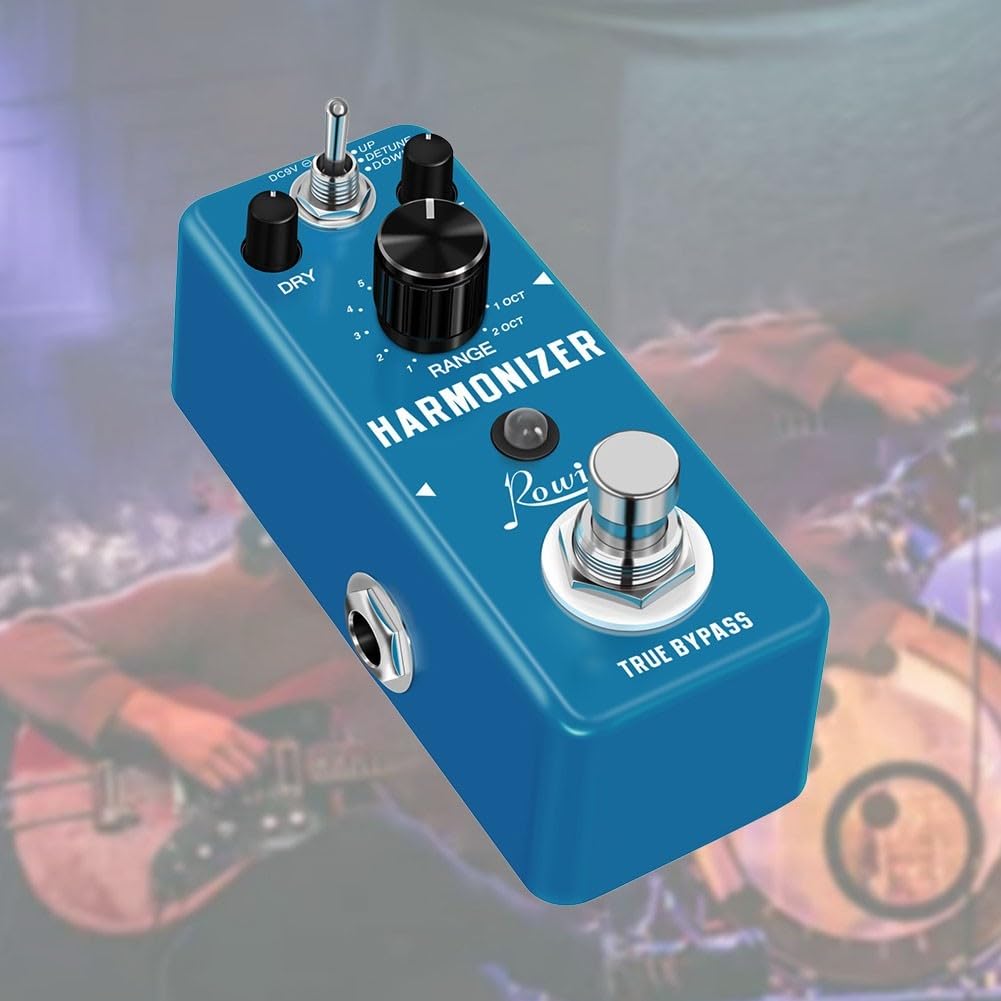 Besttoolifes Pédale d'harmonie de guitare - Pédale d'effets de pitch numérique - Guitare électrique - Bloc unique de compression - LEF-333