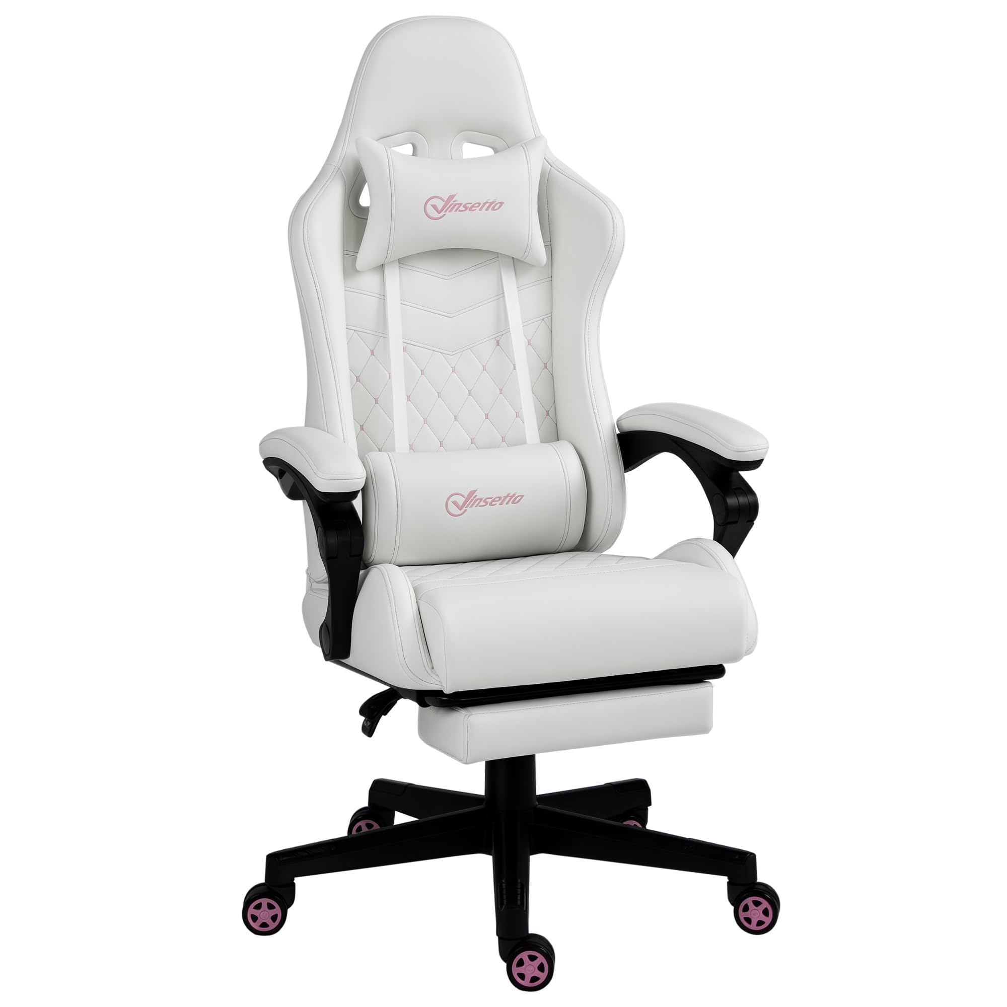 Amazon.com: Vinsetto High Back PU Leather Gaming Chair, Racing