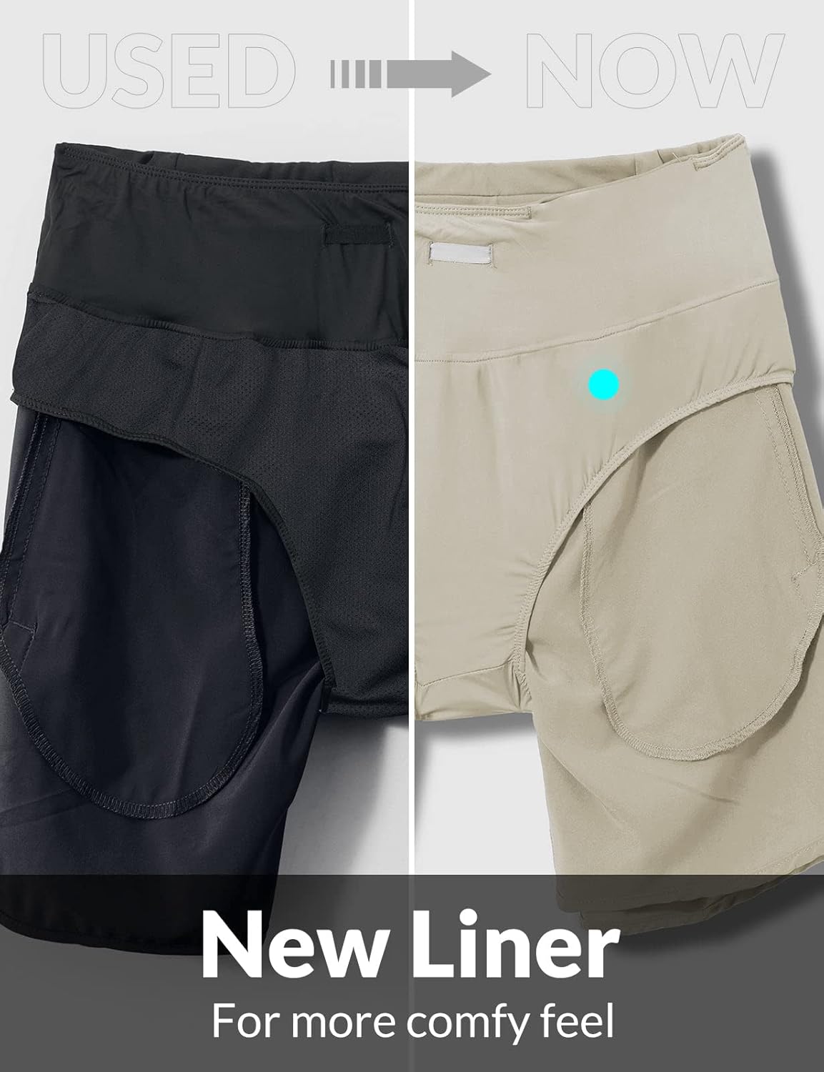 baleaf Womens' 7" Long Running Athletic Shorts with Liner High Waist Workout Gym Quick Dry Soft Split Leg Zipper Pocket - Image 4