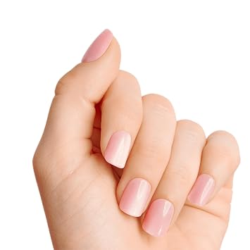 KISS colorFX by imPRESS Valentines Day Press On Nails, Cherished, Pink Short Squoval, IMPROVED adhesive, Up to 10-Day Hold, Nail Kit Includes 30 Fake Nails, Prep Pad, Manicure Stick, Mini Nail File