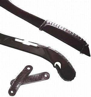 Black Rubber Non-Slip Hanger Strips, Pack of (100)